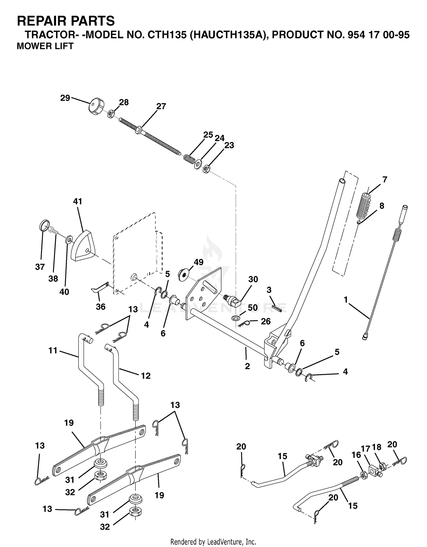MOWER LIFT / DECK LIFT