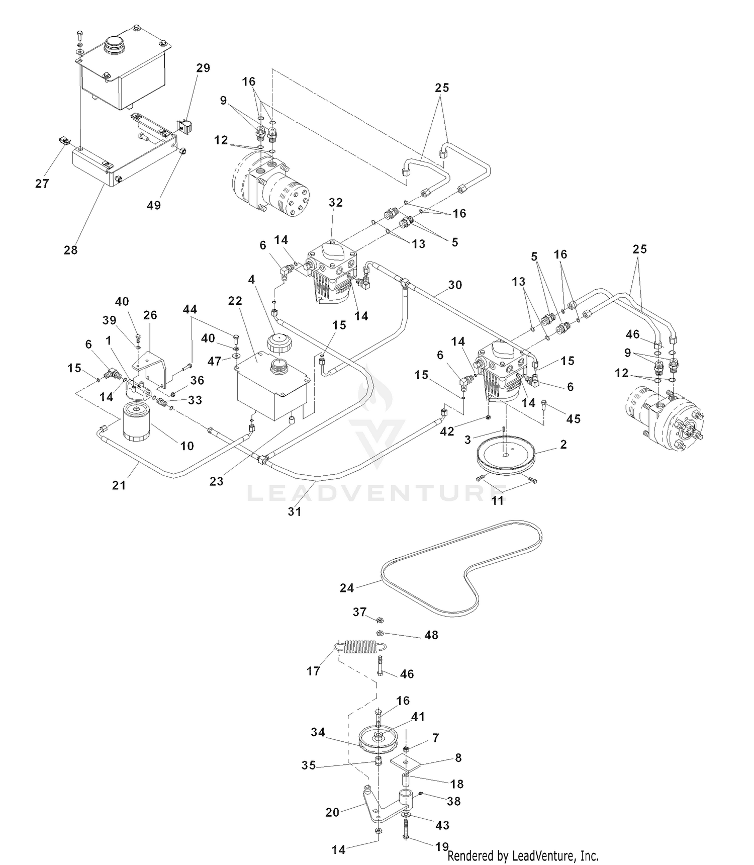 Hydraulic Pump - Motor