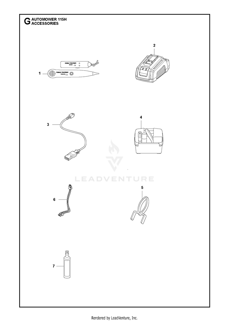 Husqvarna AUTOMOWER 115H Robotic Lawn Mower Parts and Accessories at