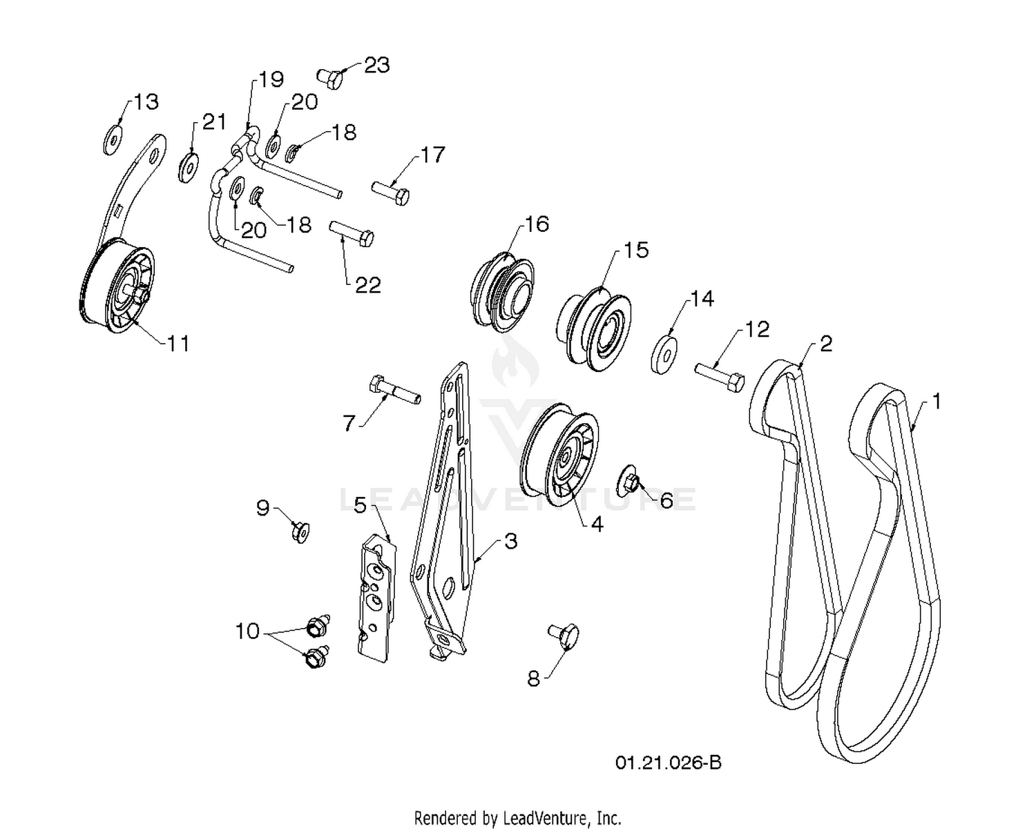 "CHASSIS, ENGINE & PULLEYS"