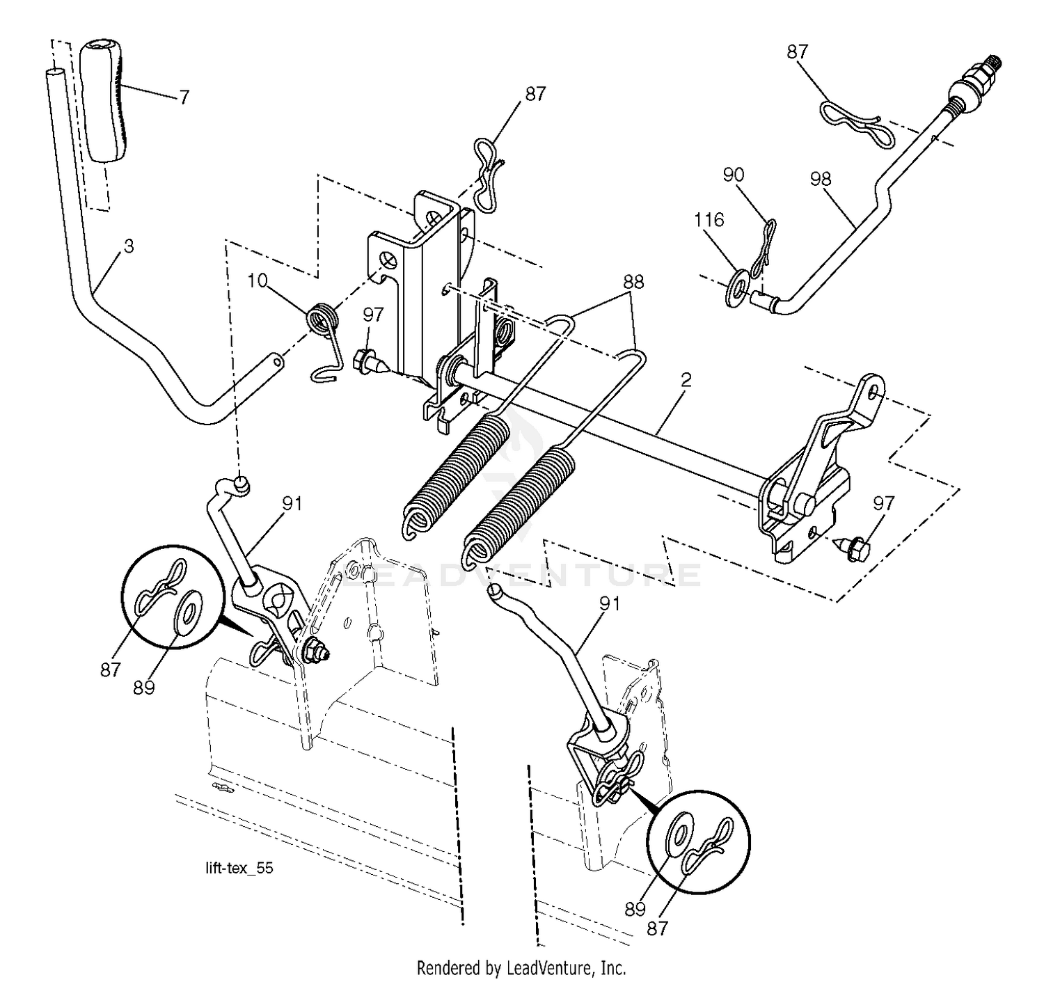 MOWER LIFT / DECK LIFT