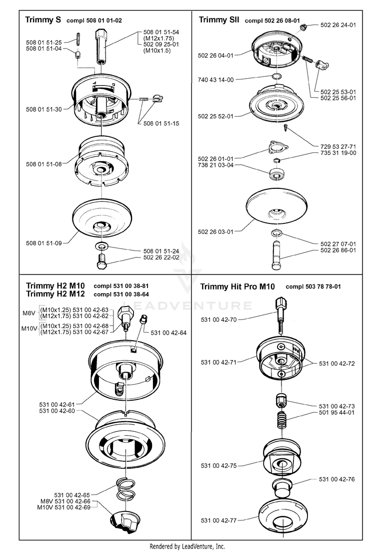 Husqvarna TRIMMER HEADS unpublished Oct. 2015, UE (19971400001 ...