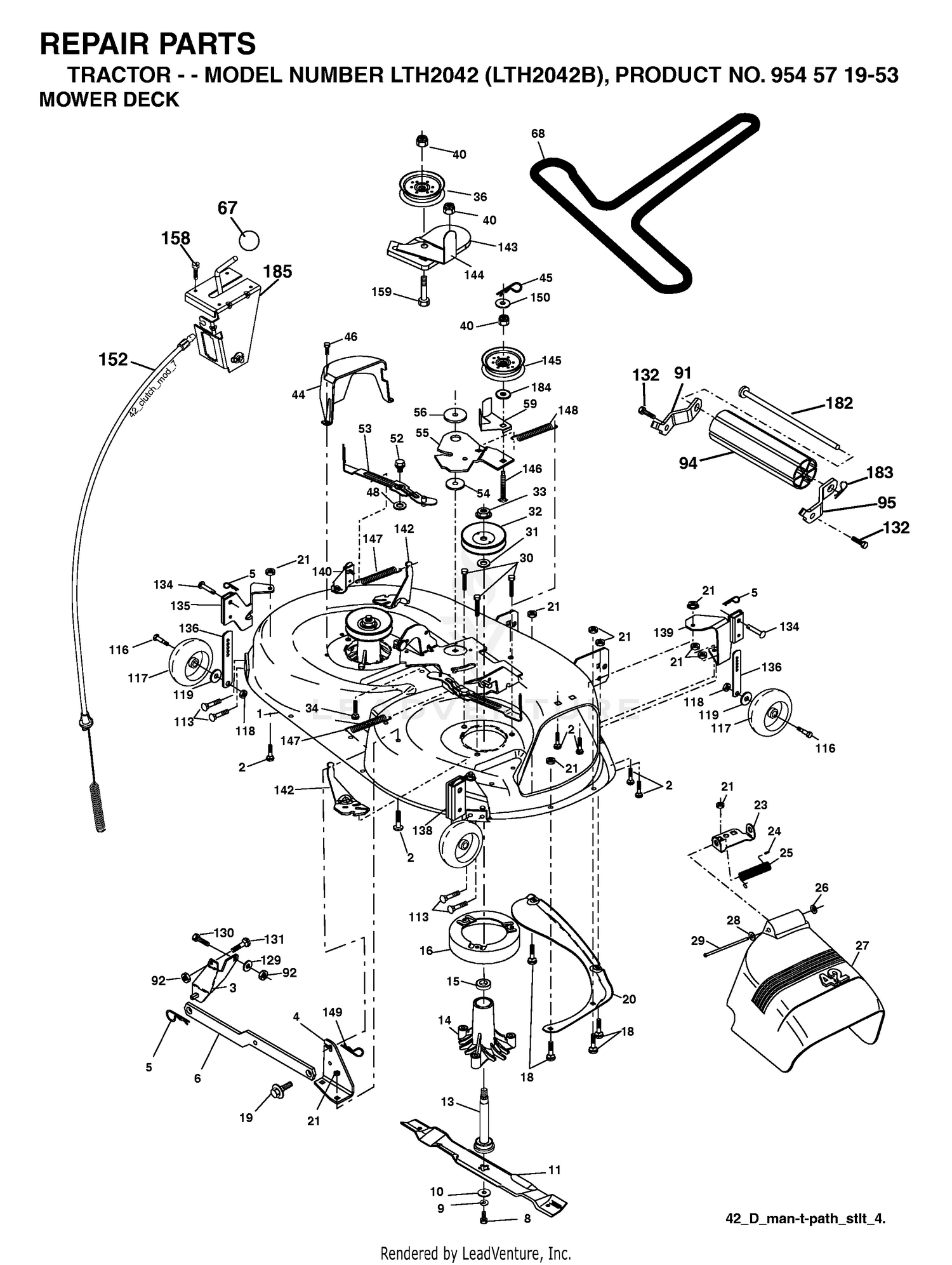 MOWER DECK / CUTTING DECK