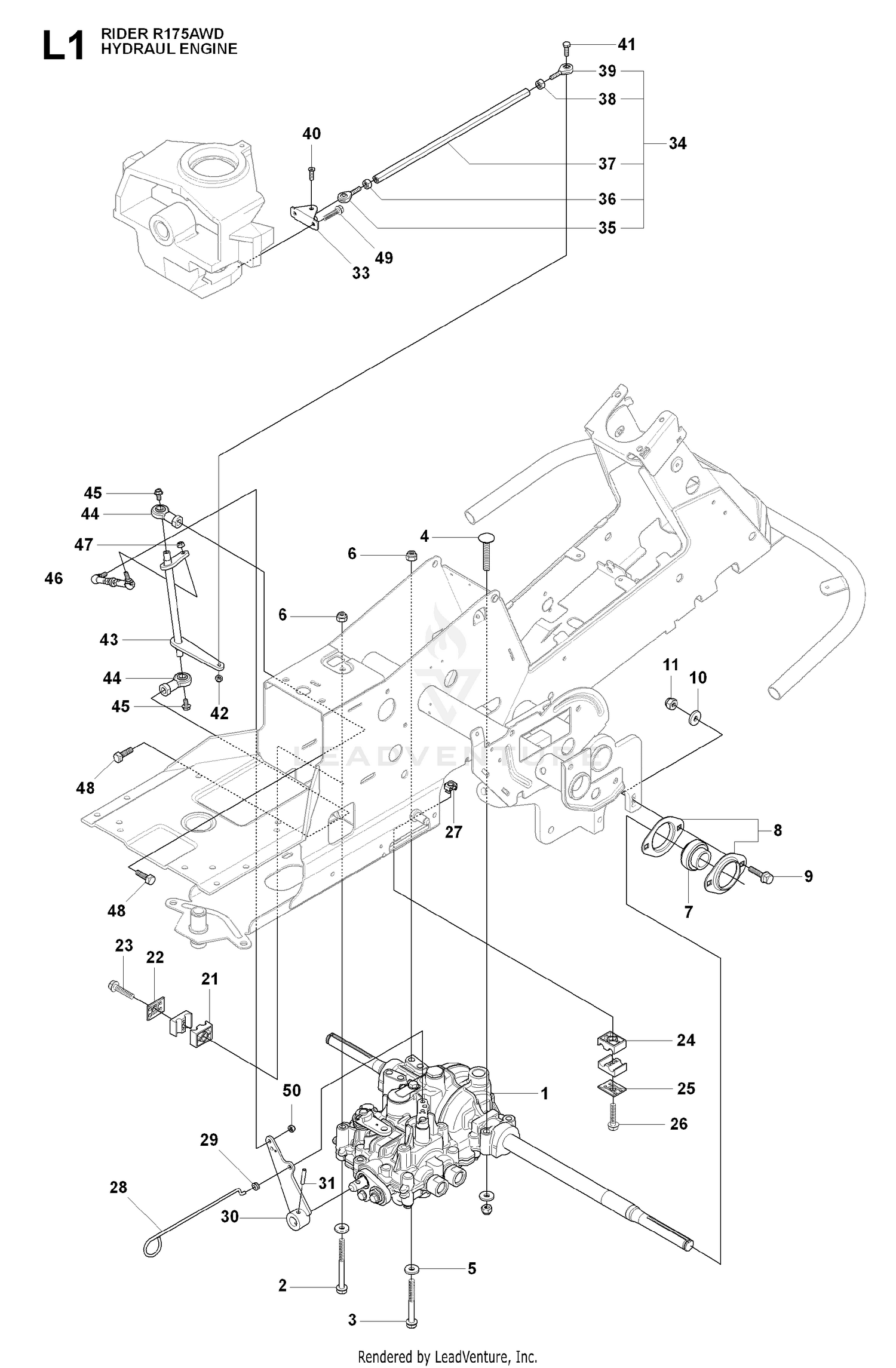 HYDRAULIC PUMP - MOTOR