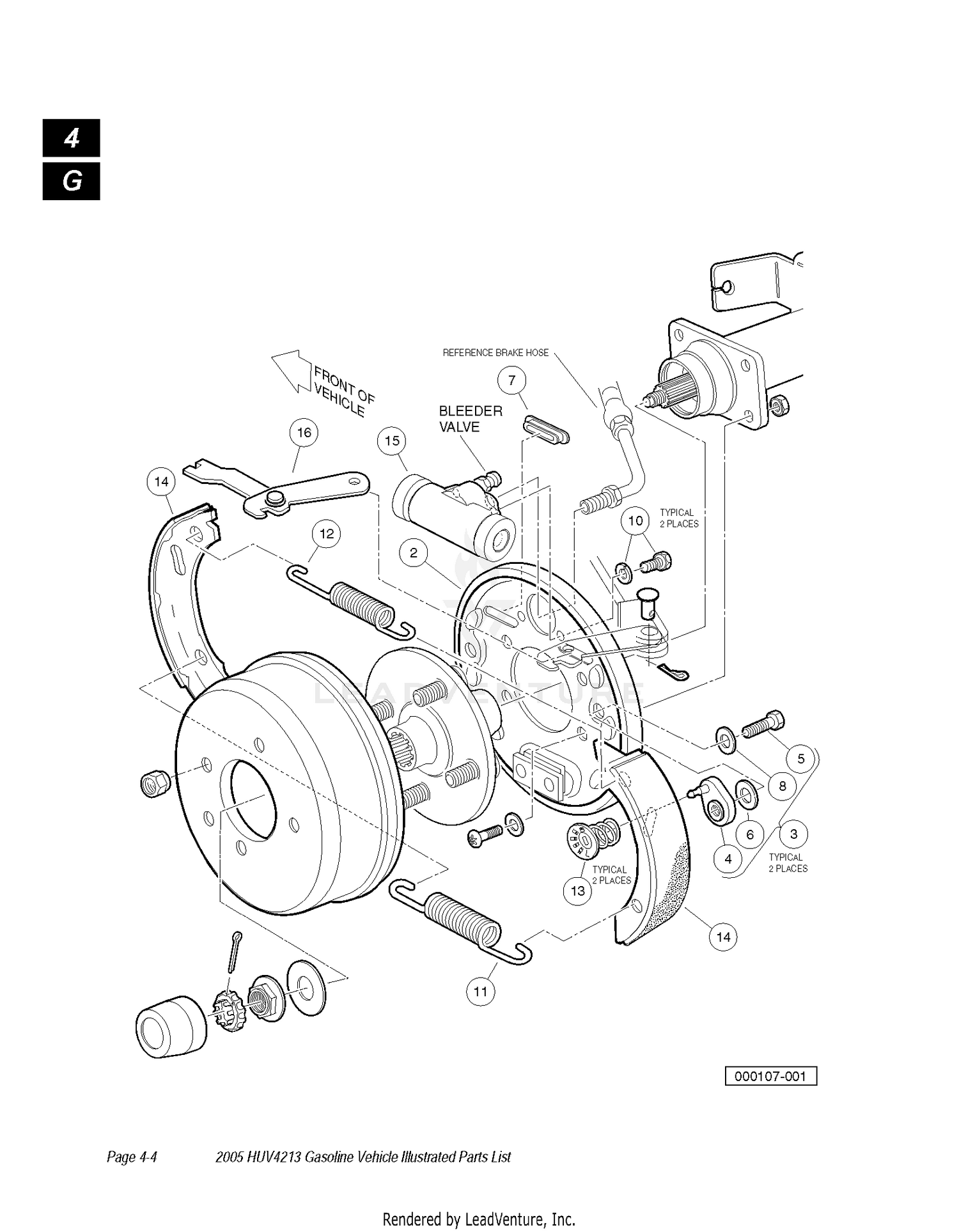 REAR BRAKE A