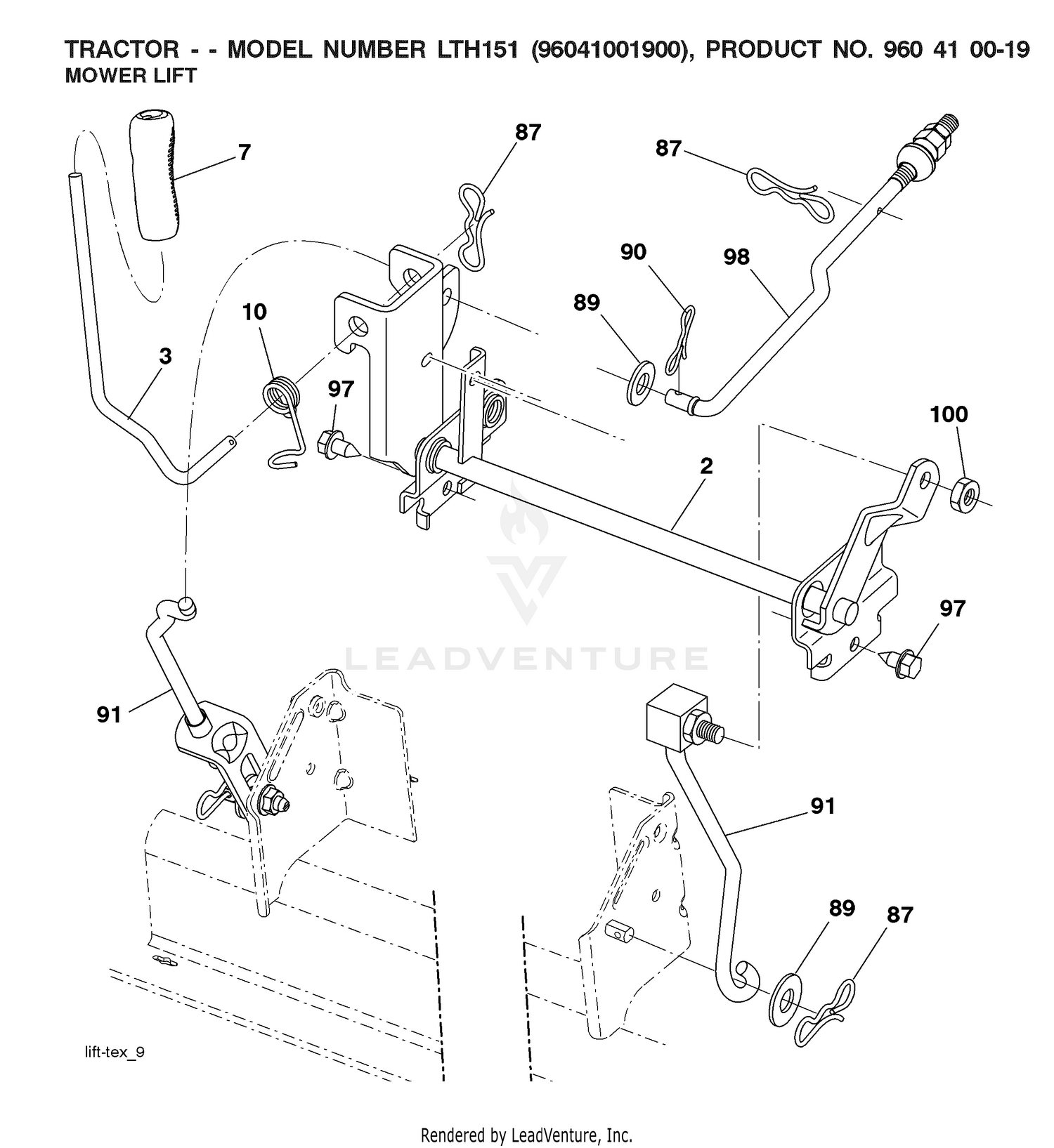 MOWER LIFT / DECK LIFT