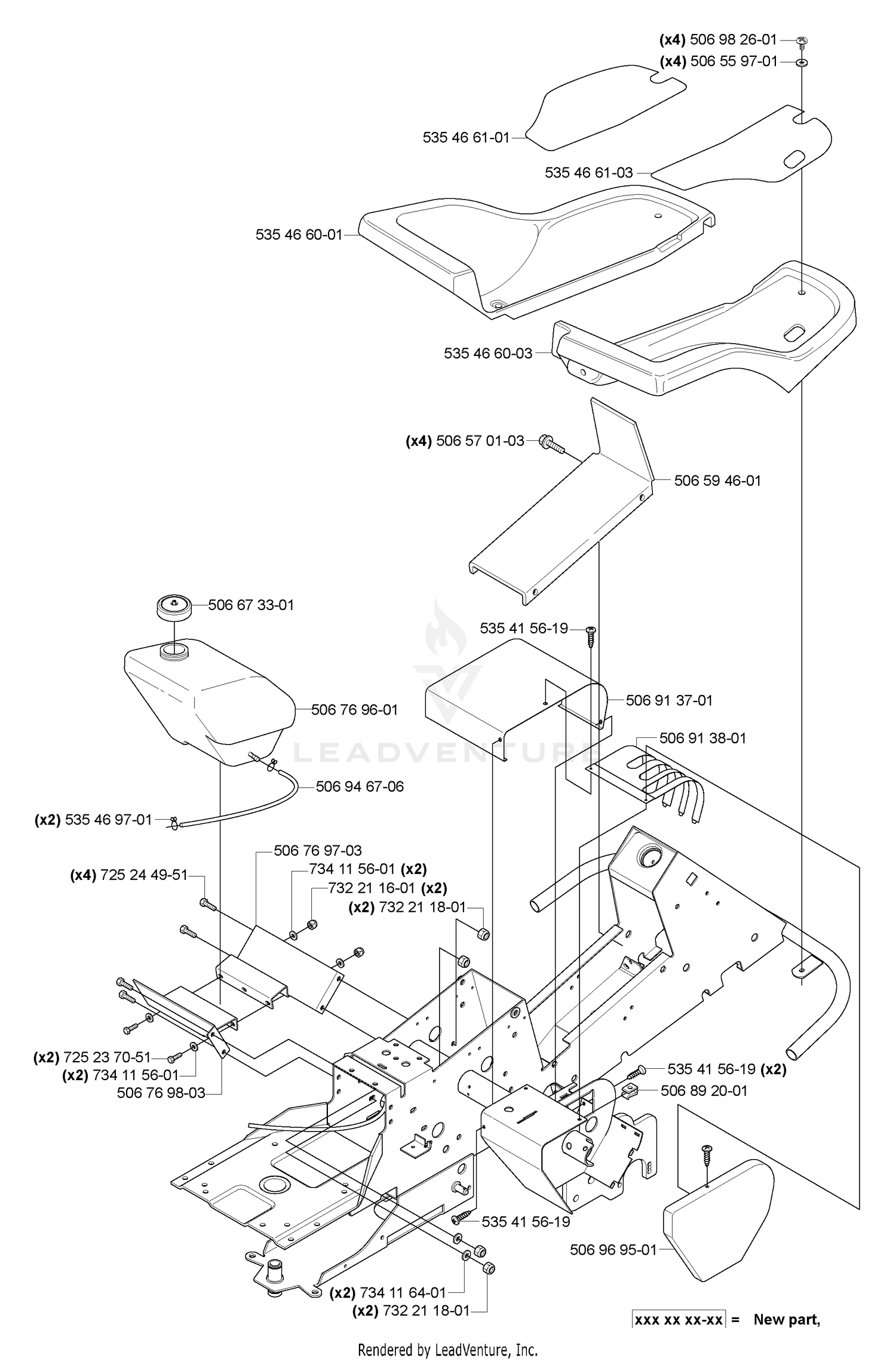 Chassis (Foot Trays)