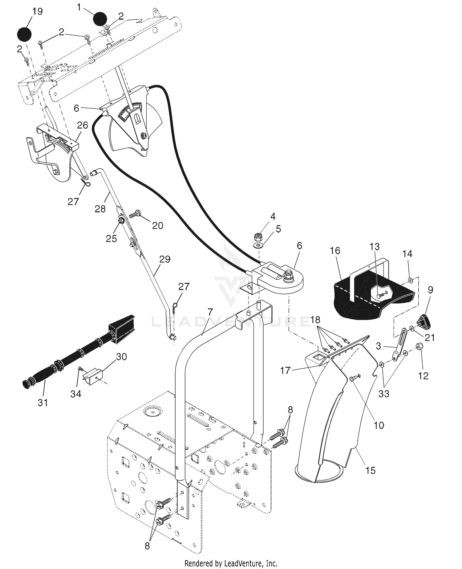 Control Panel / Discharge Chute
