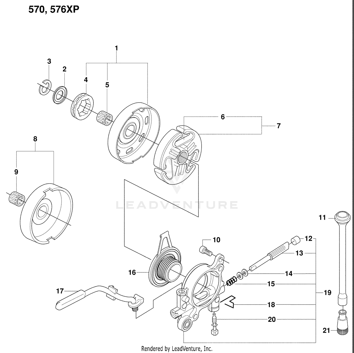 Clutch / Drum / Oiler