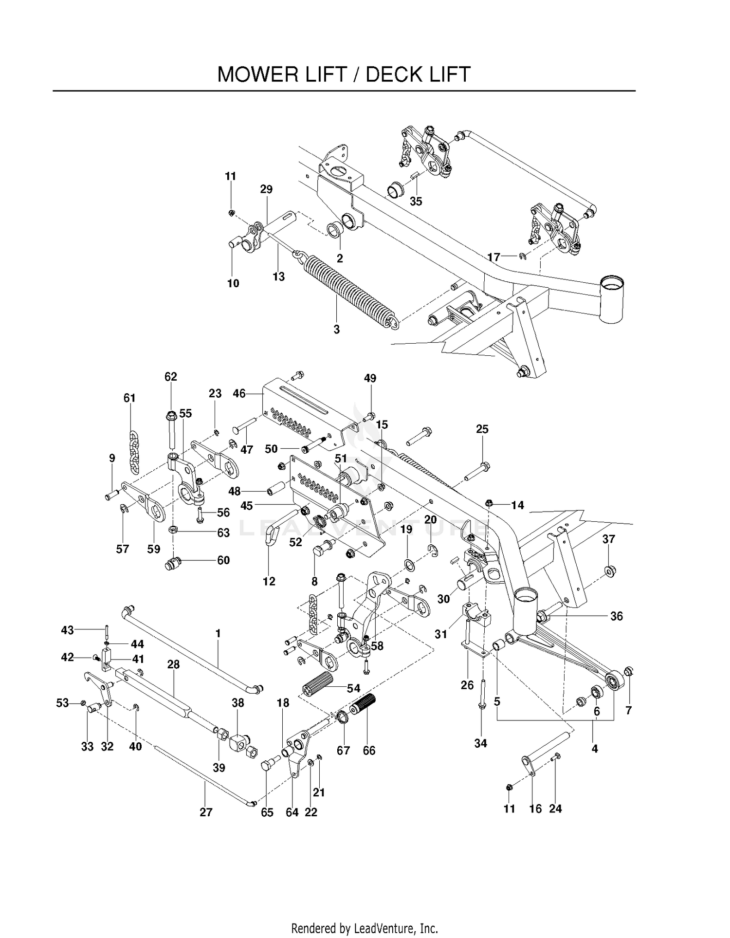MOWER LIFT / DECK LIFT