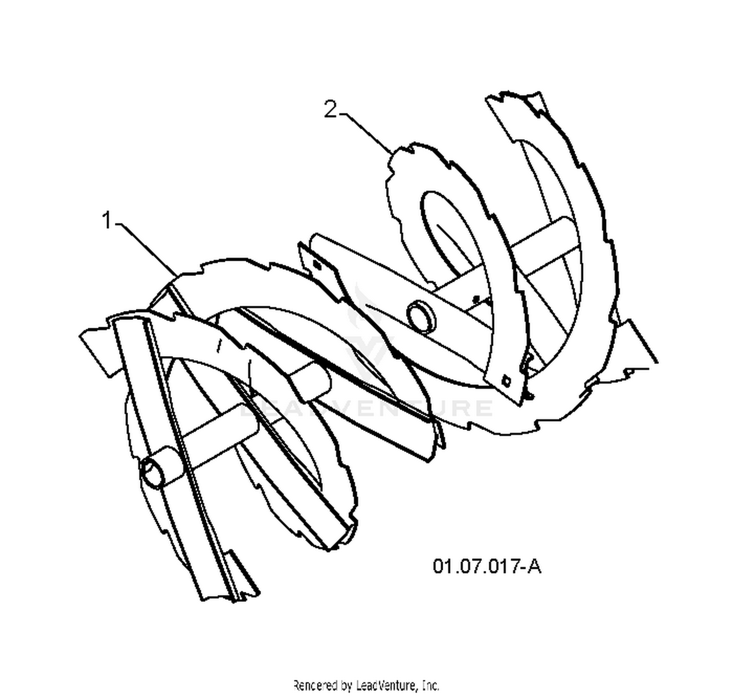 AUGER HOUSING & IMPELLER 2