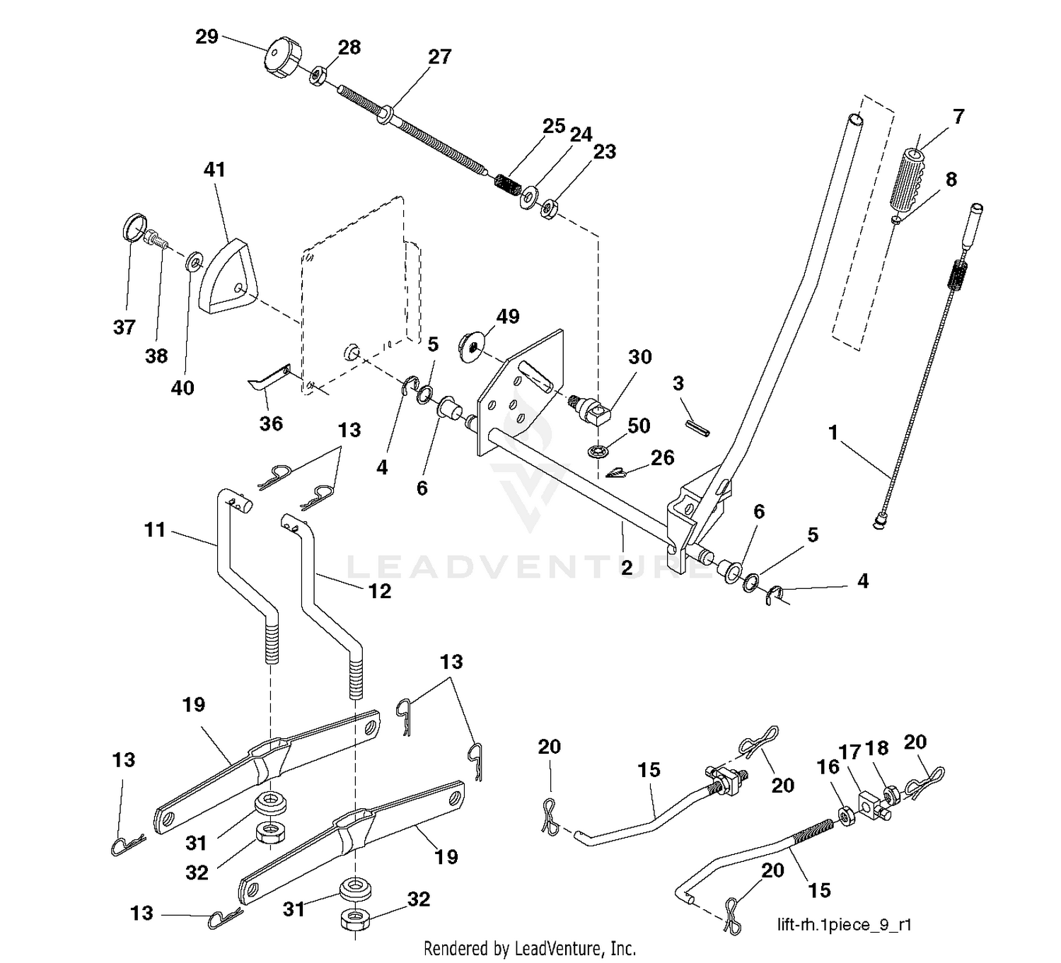 MOWER LIFT / DECK LIFT