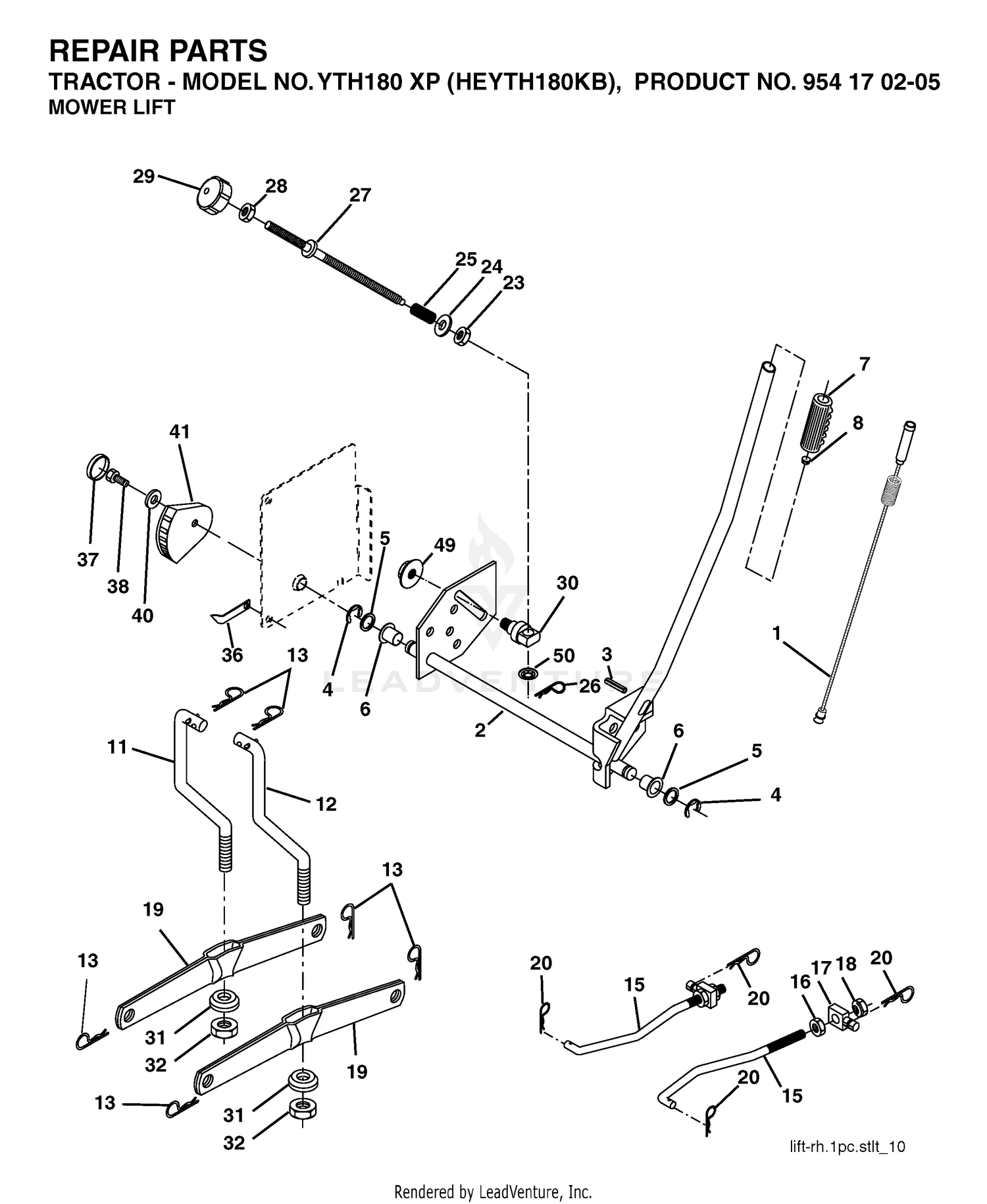 MOWER LIFT / DECK LIFT