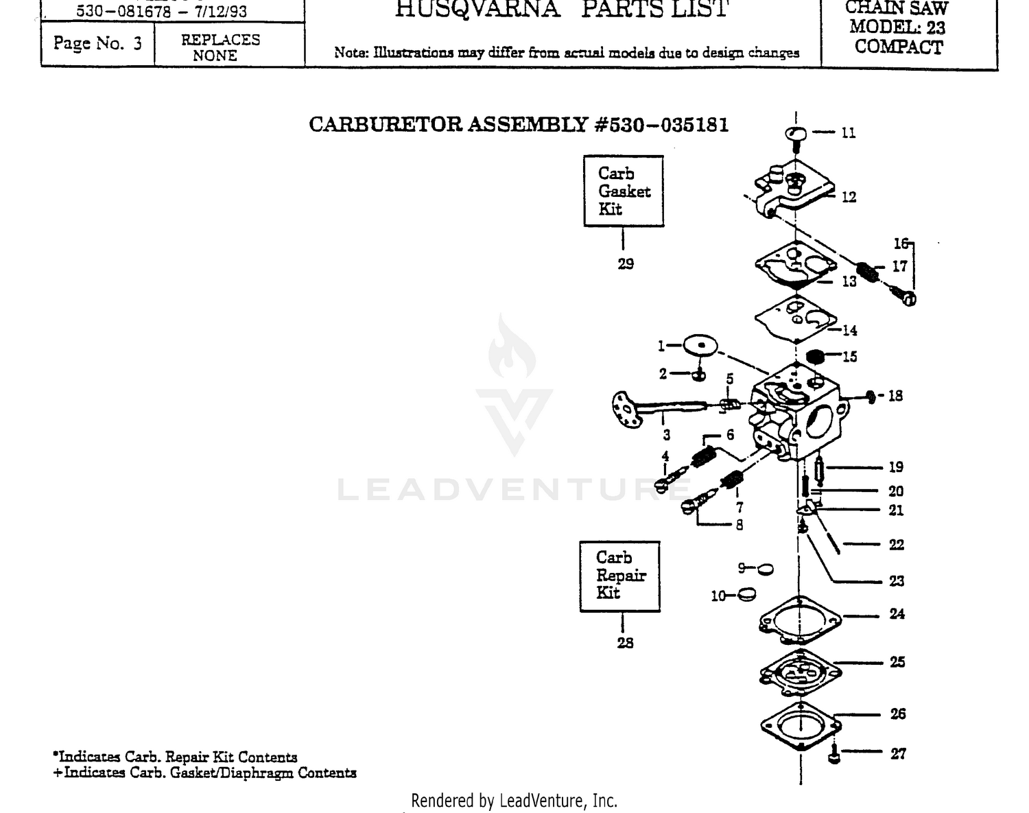 Assembly diagram