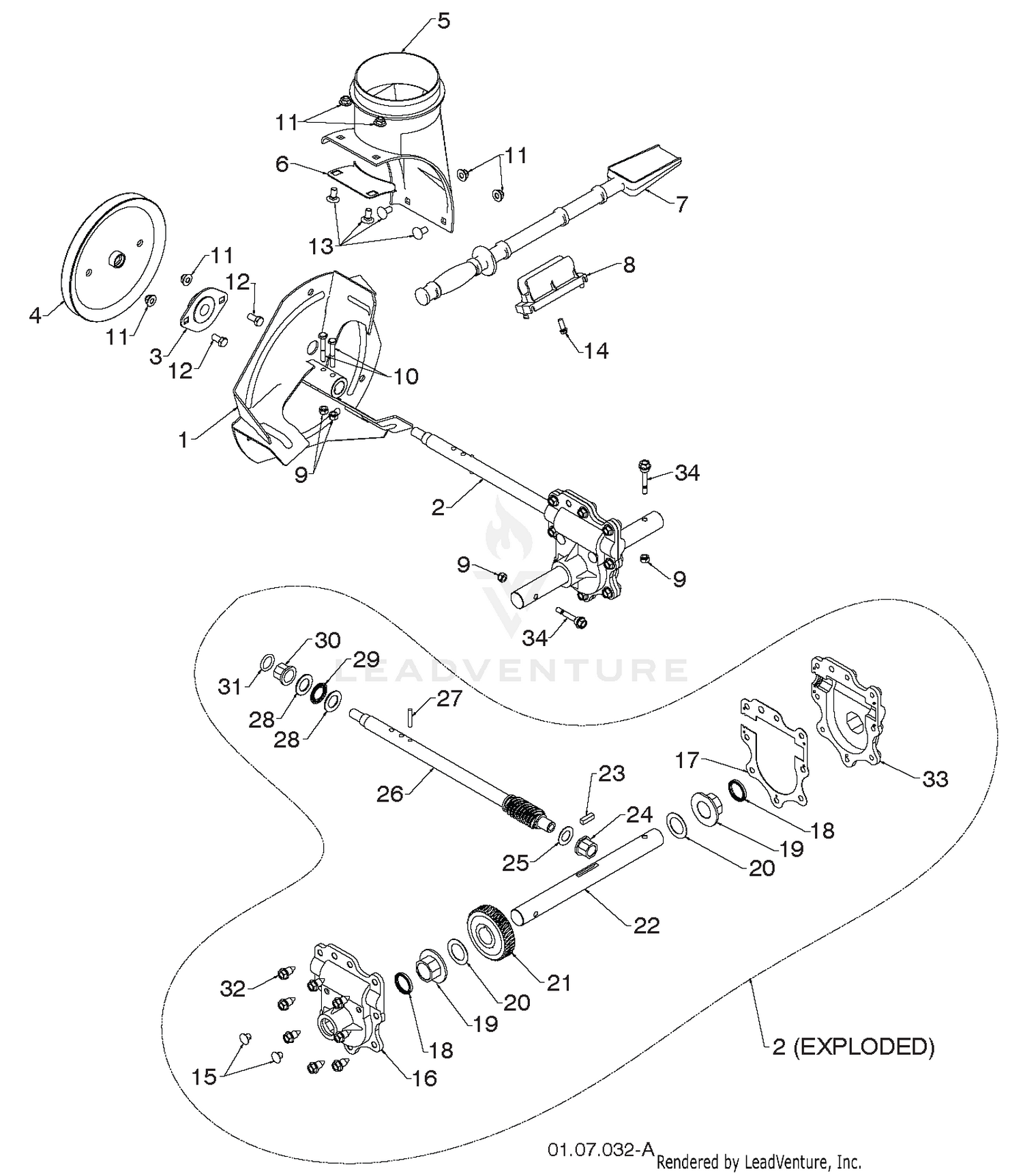 AUGER HOUSING & IMPELLER 4