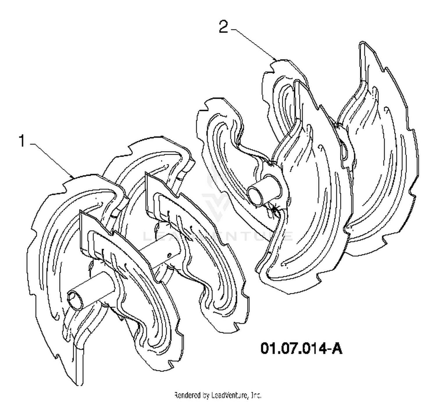AUGER HOUSING & IMPELLER