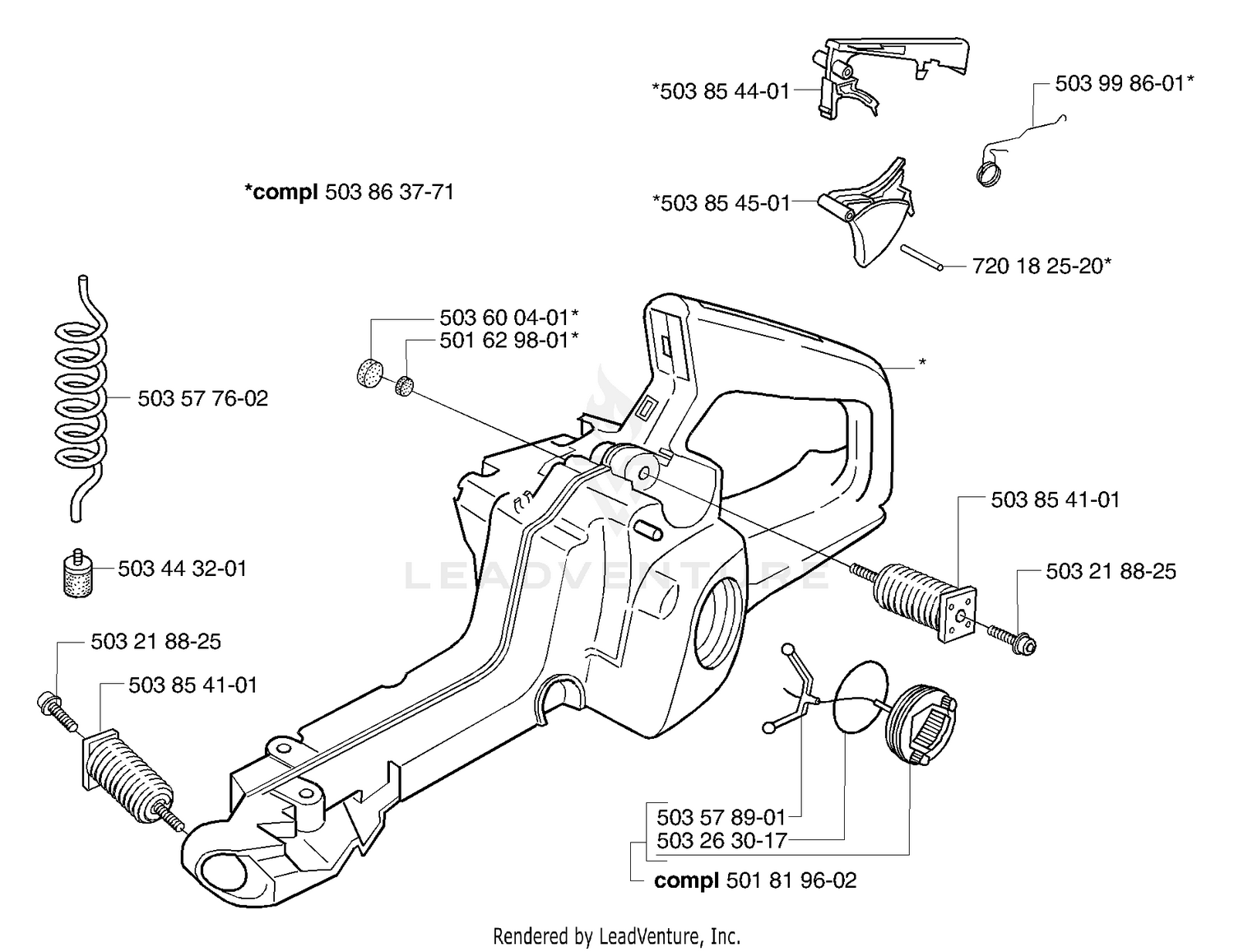 Tank/Rear Handle
