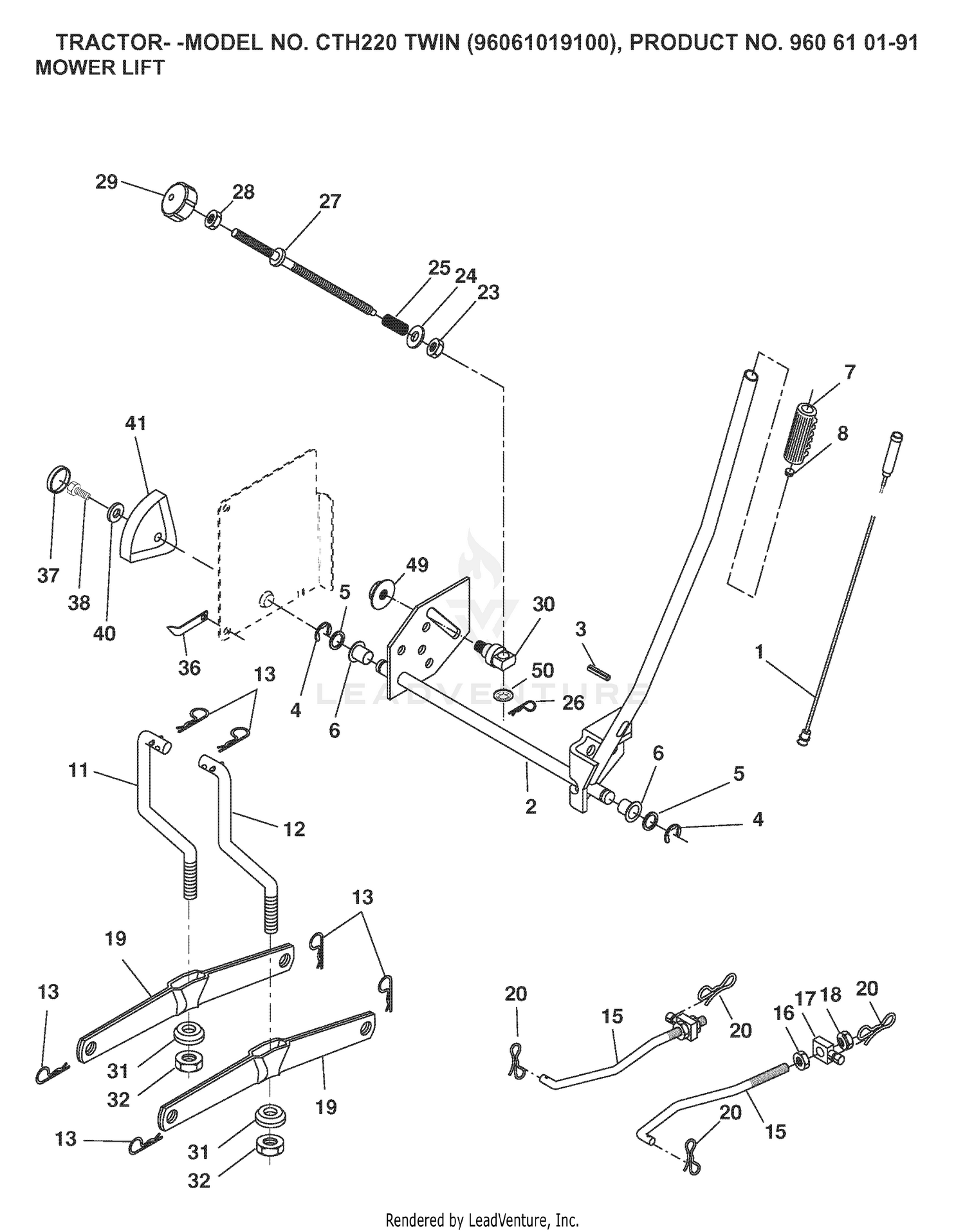 MOWER LIFT / DECK LIFT