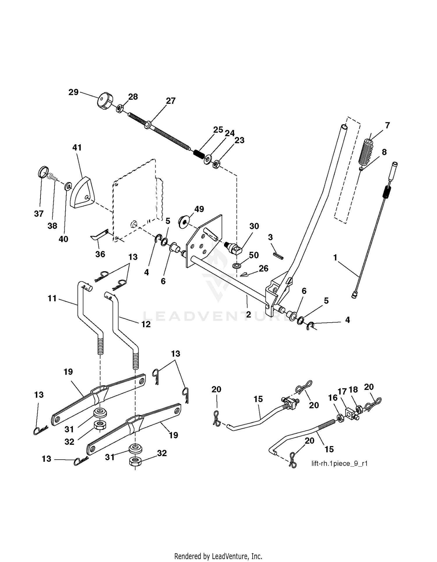 MOWER LIFT / DECK LIFT