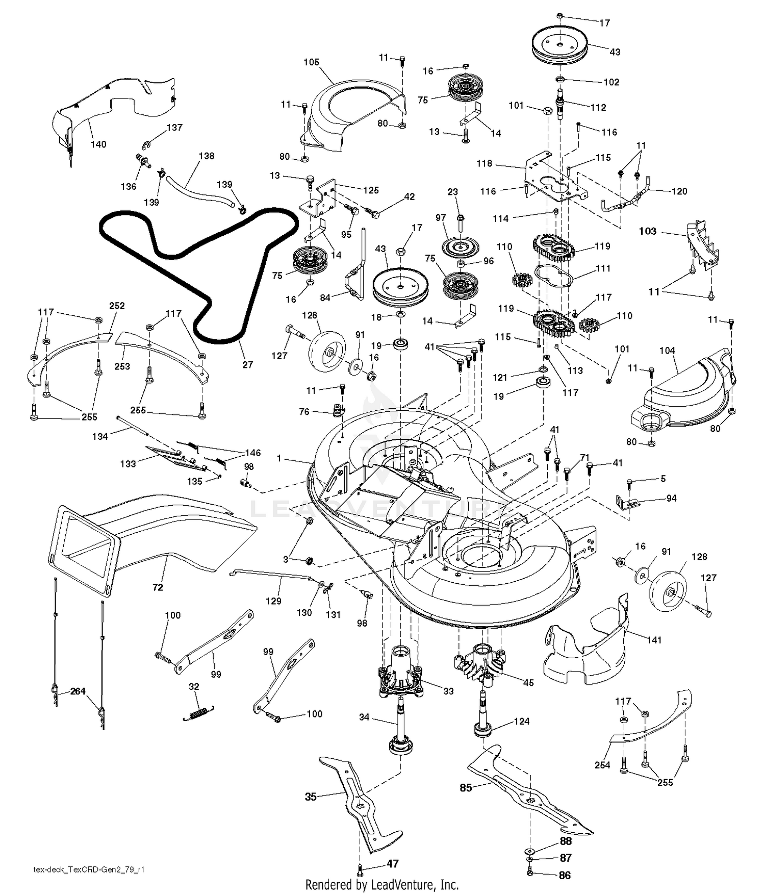 MOWER DECK / CUTTING DECK