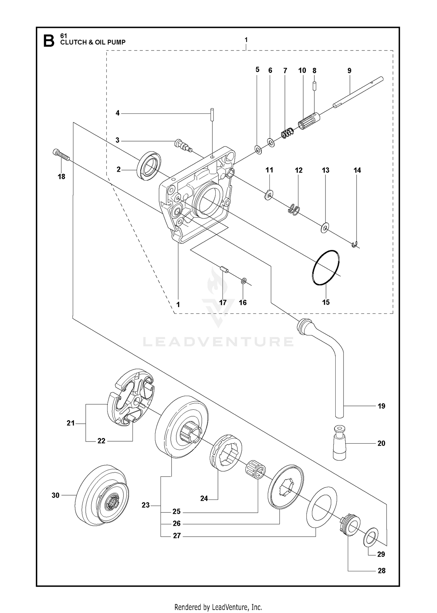 CLUTCH & OIL PUMP