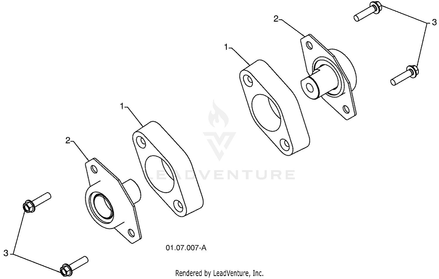 Auger Housing / Impeller Assembly - C