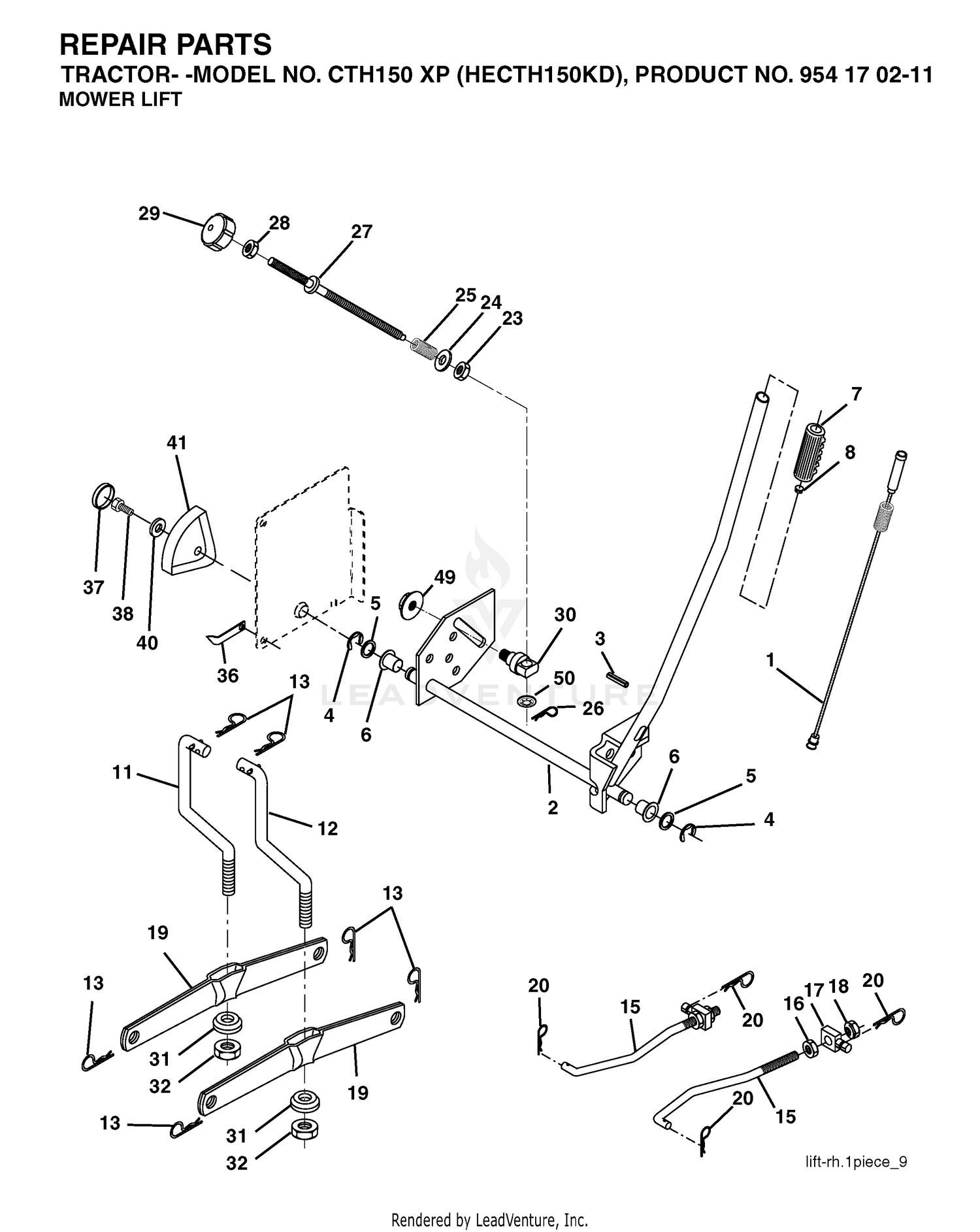 MOWER LIFT / DECK LIFT