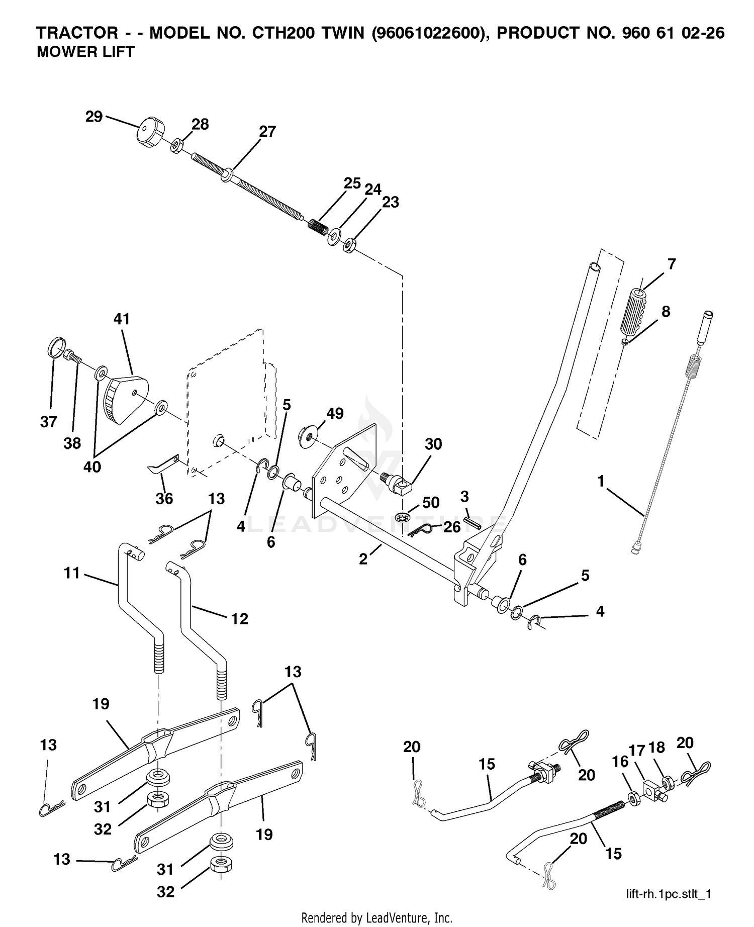 MOWER LIFT / DECK LIFT