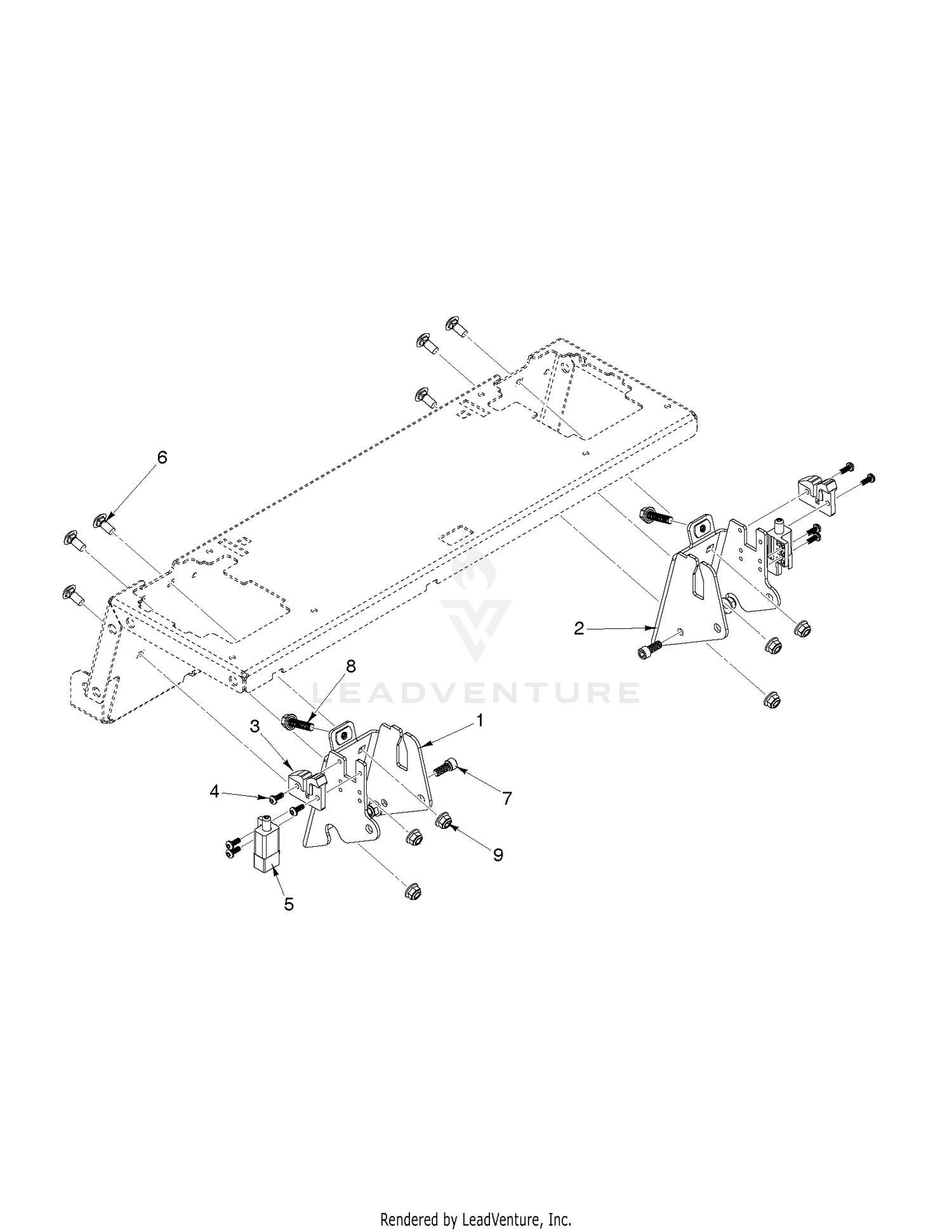 STEERING - CONTROL BRACKET 2