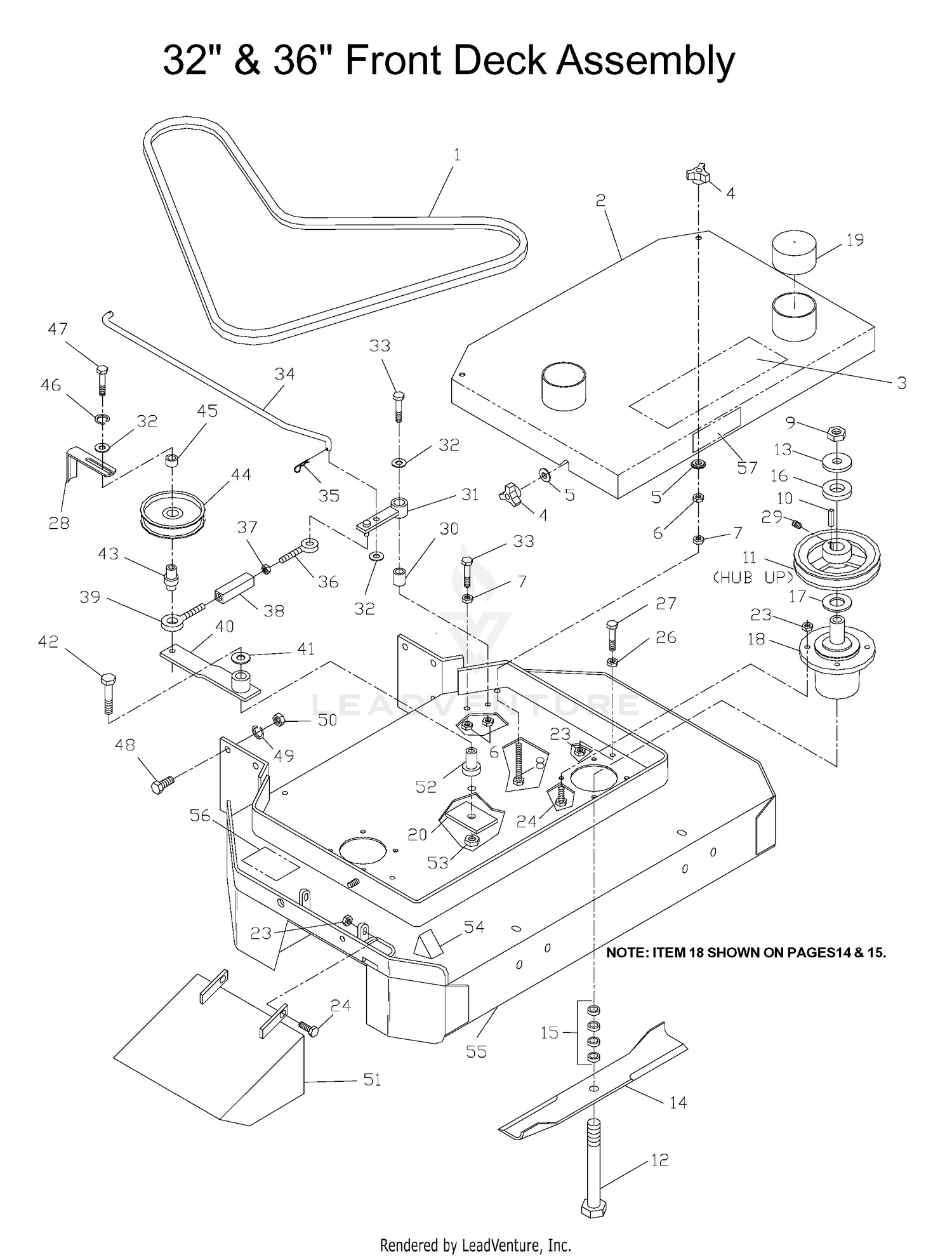 MOWER DECK / CUTTING DECK