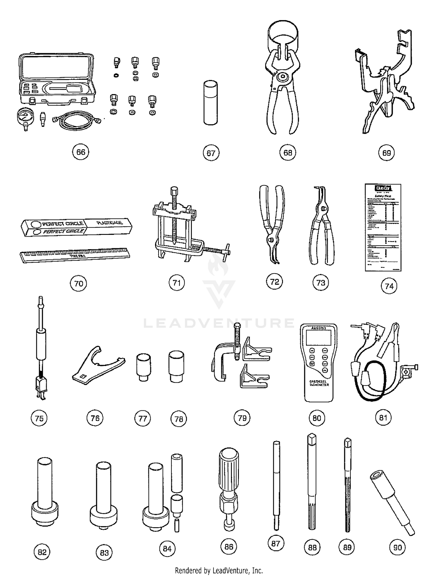 Maintenance And Service Tools, Continued (Part 3)