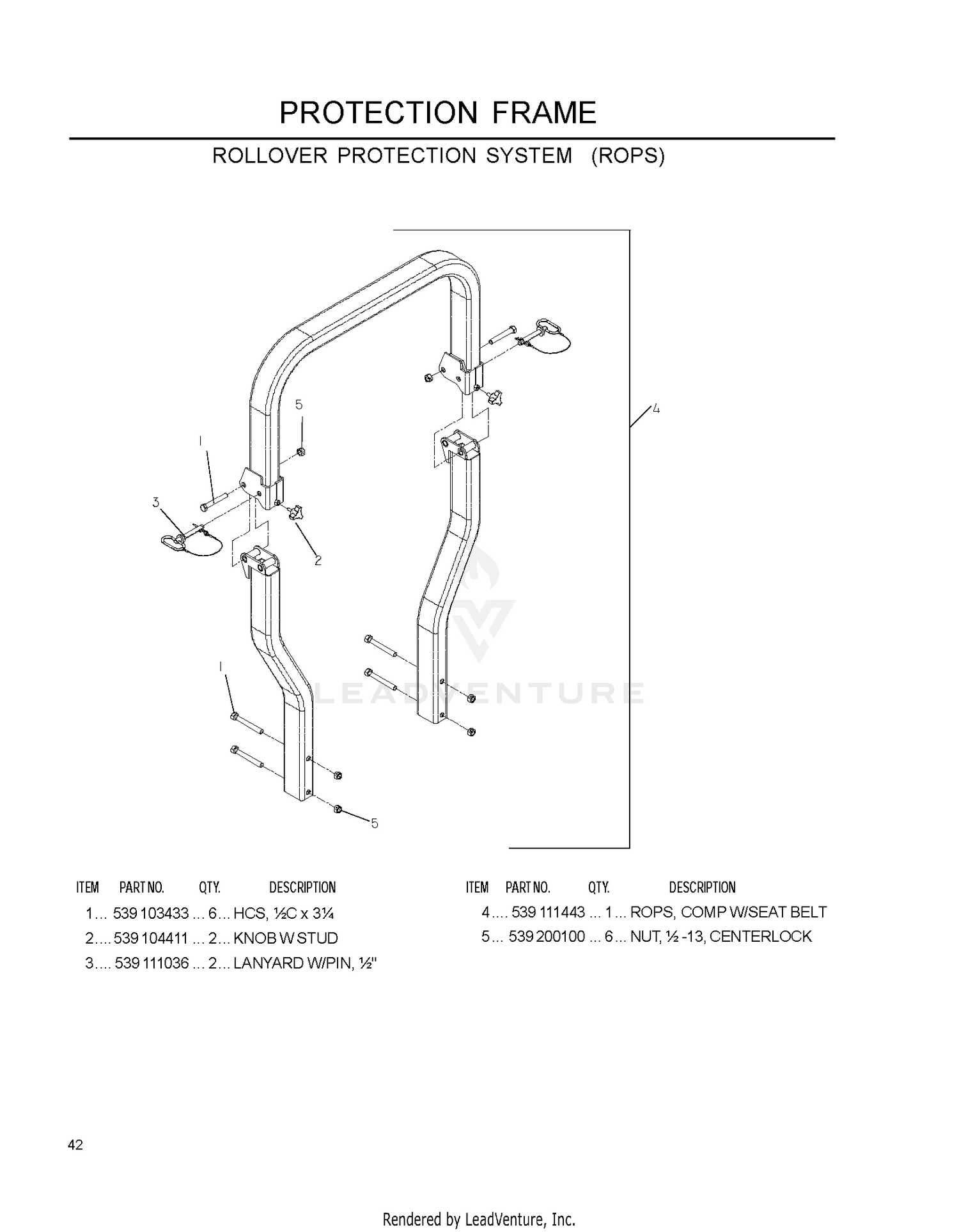 PROTECTION FRAME