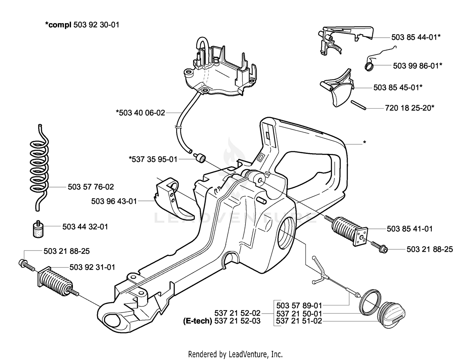 Rear Handle / Tank