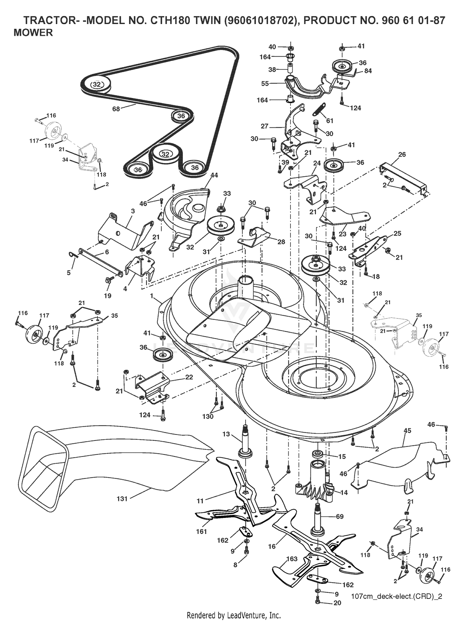 MOWER DECK / CUTTING DECK