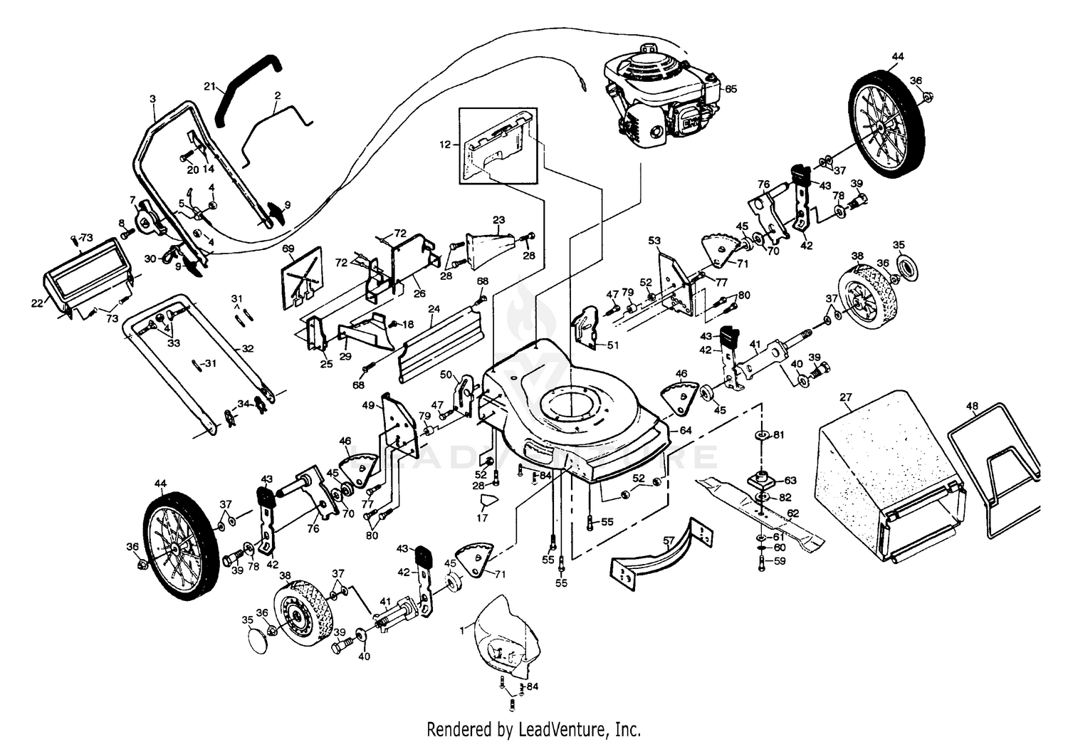 Rotary Lawn Mower