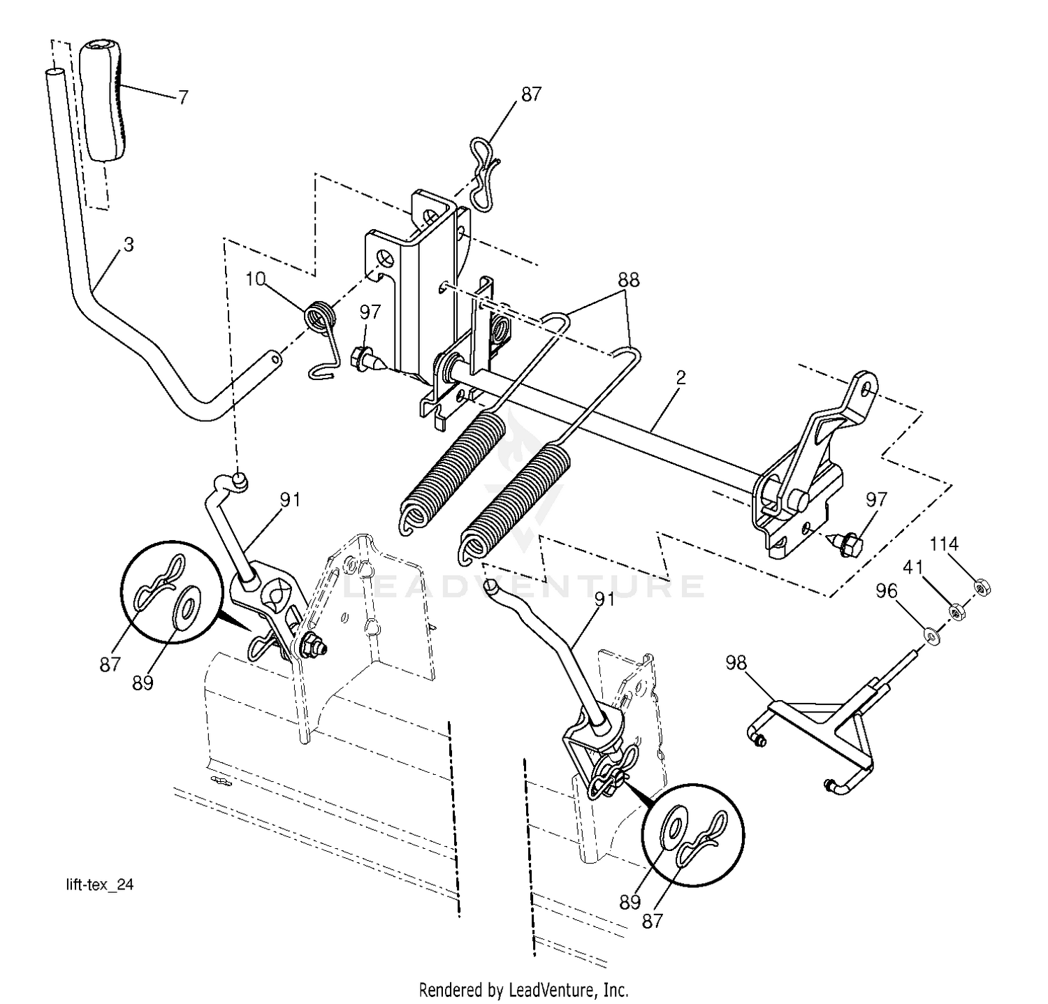 MOWER LIFT / DECK LIFT