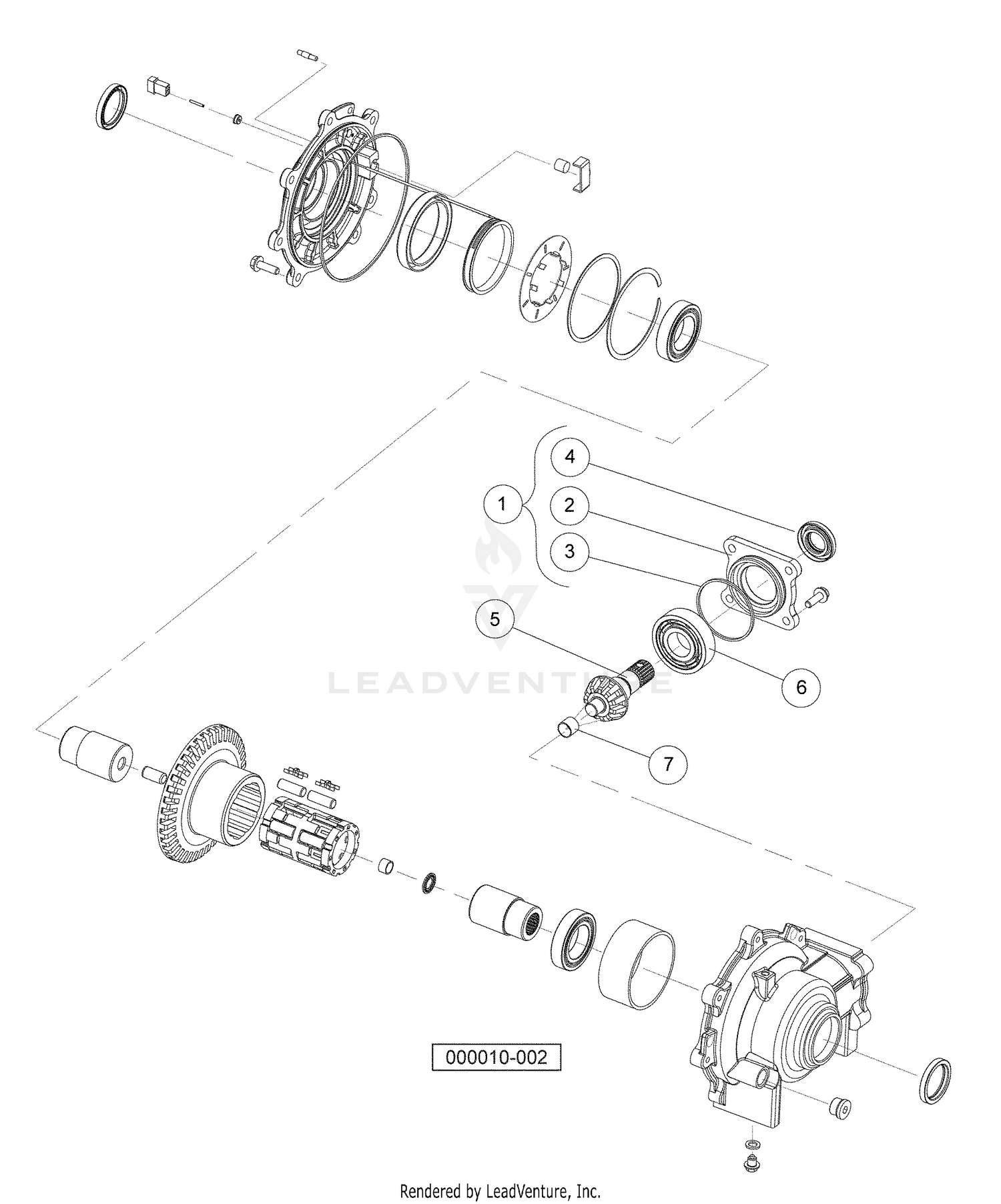 Front Differential (Input Components)