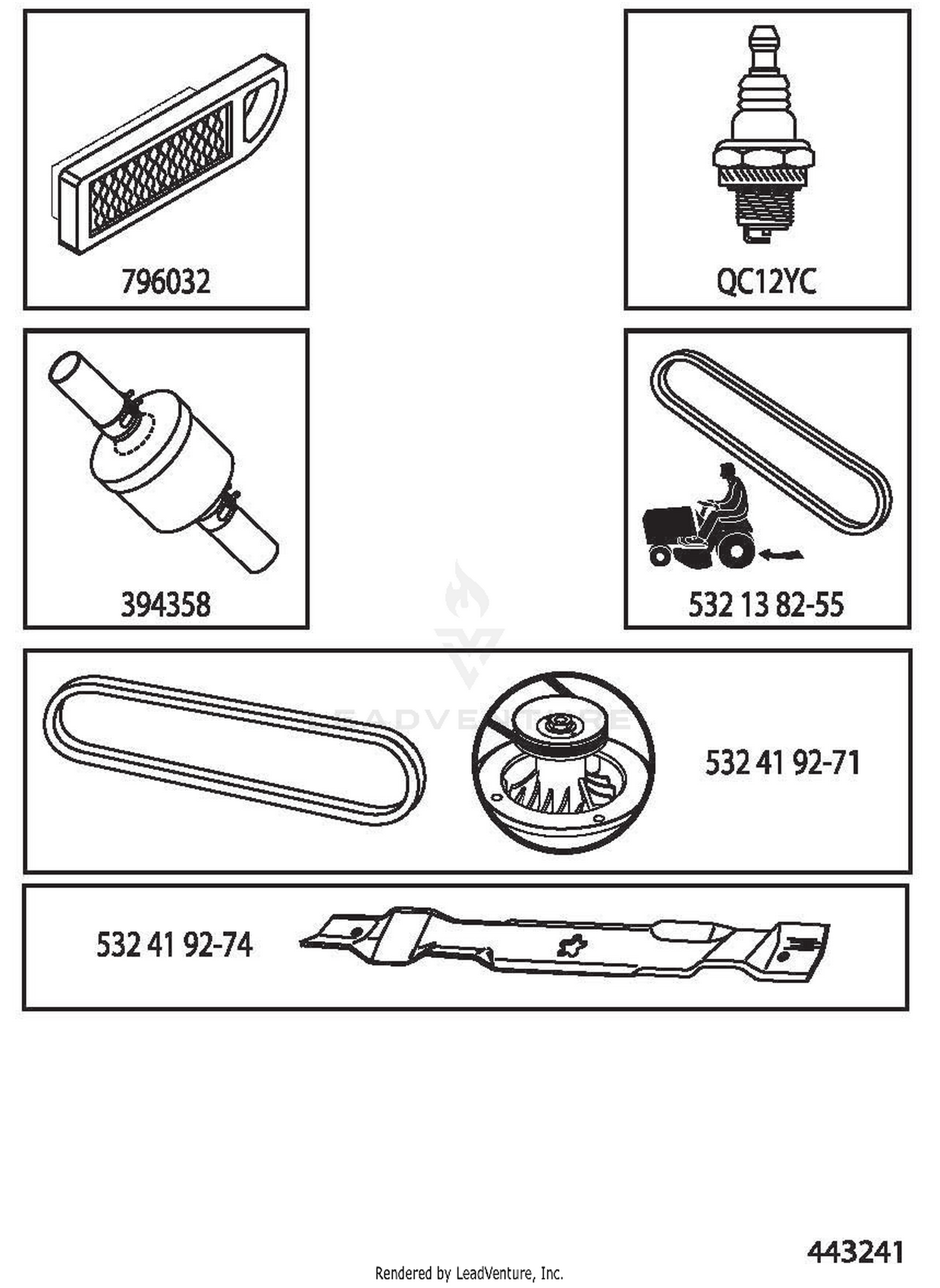 FREQUENTLY USED PARTS