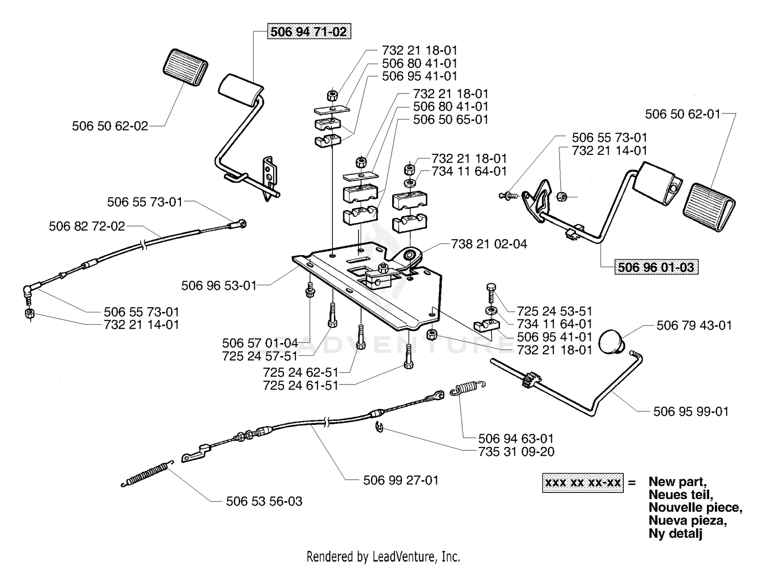 Pedals/Cables