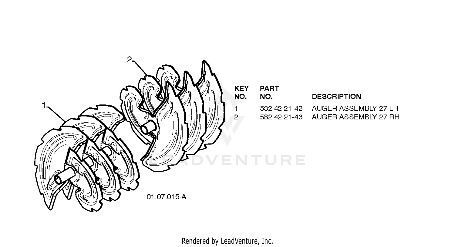 AUGER HOUSING & IMPELLER 3