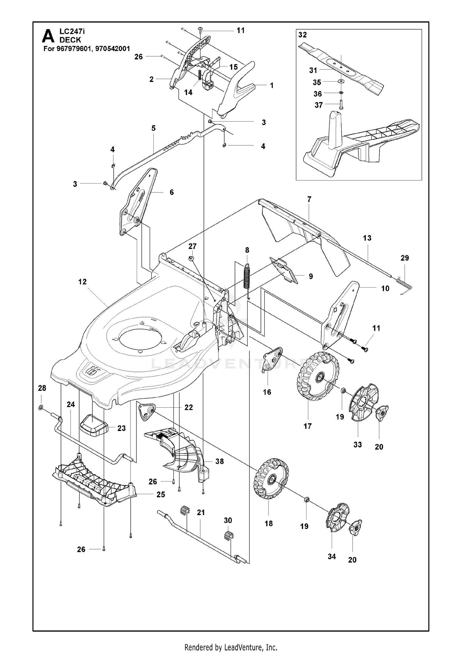 MOWER DECK / CUTTING DECK
