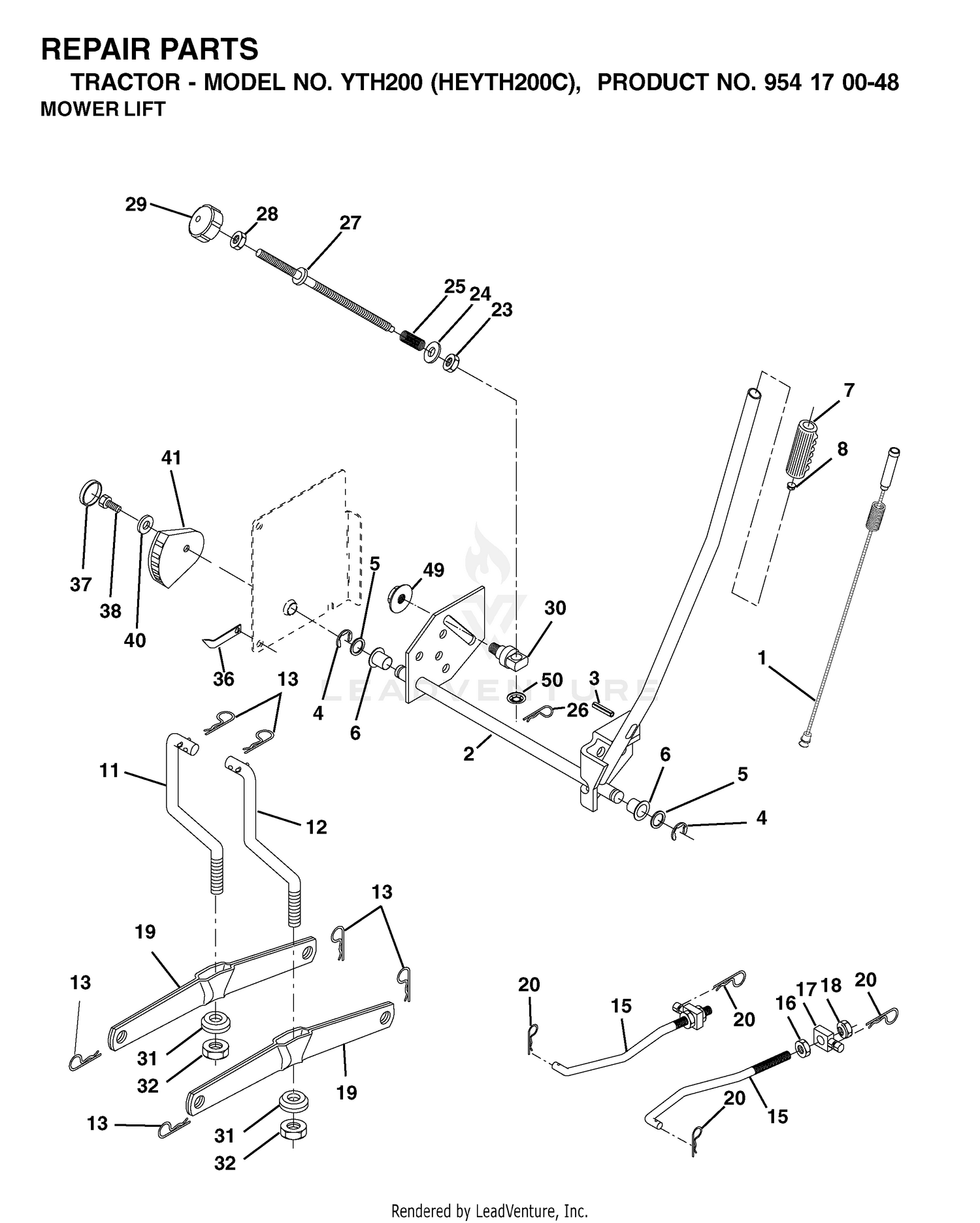 MOWER LIFT / DECK LIFT