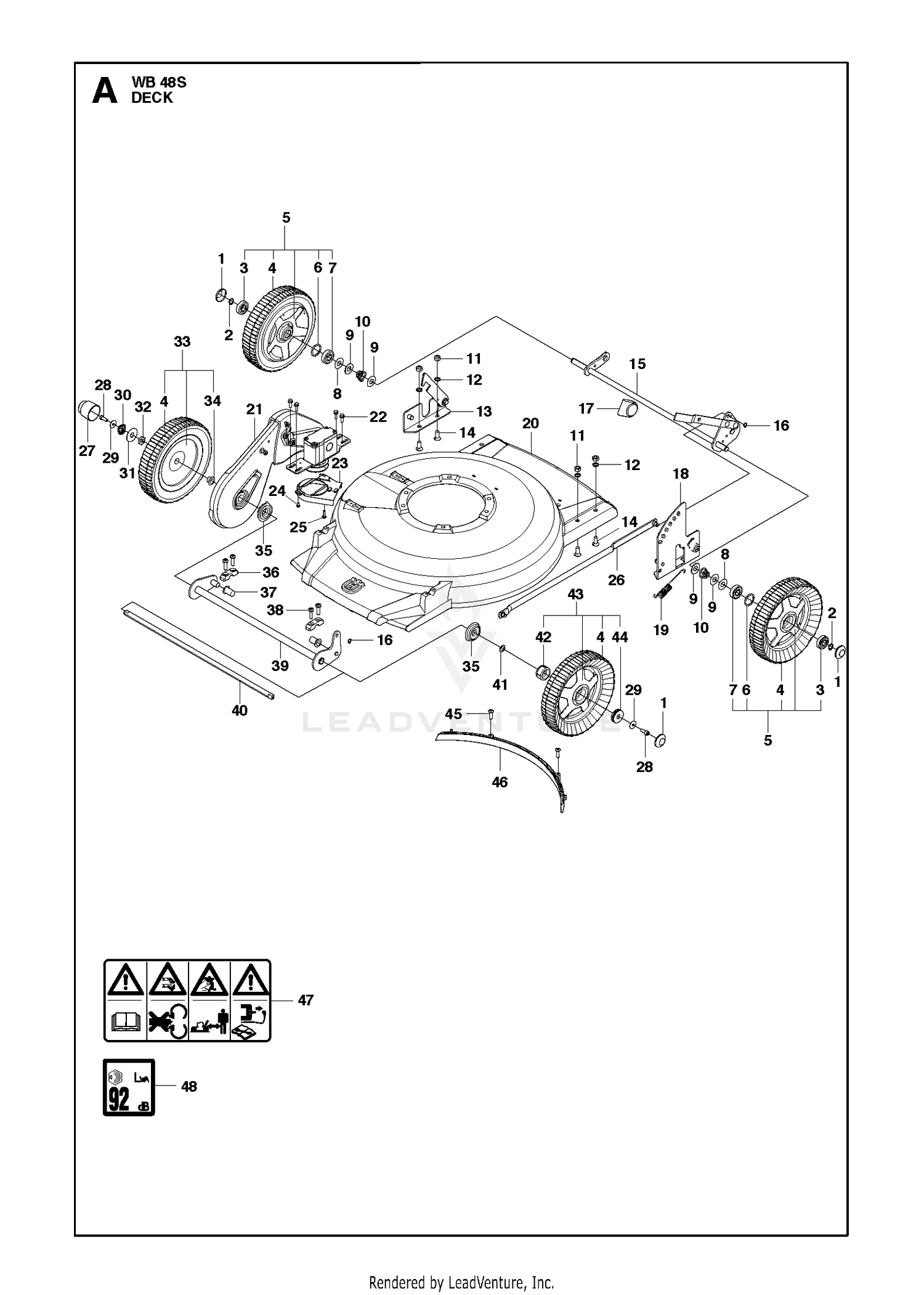 MOWER DECK / CUTTING DECK