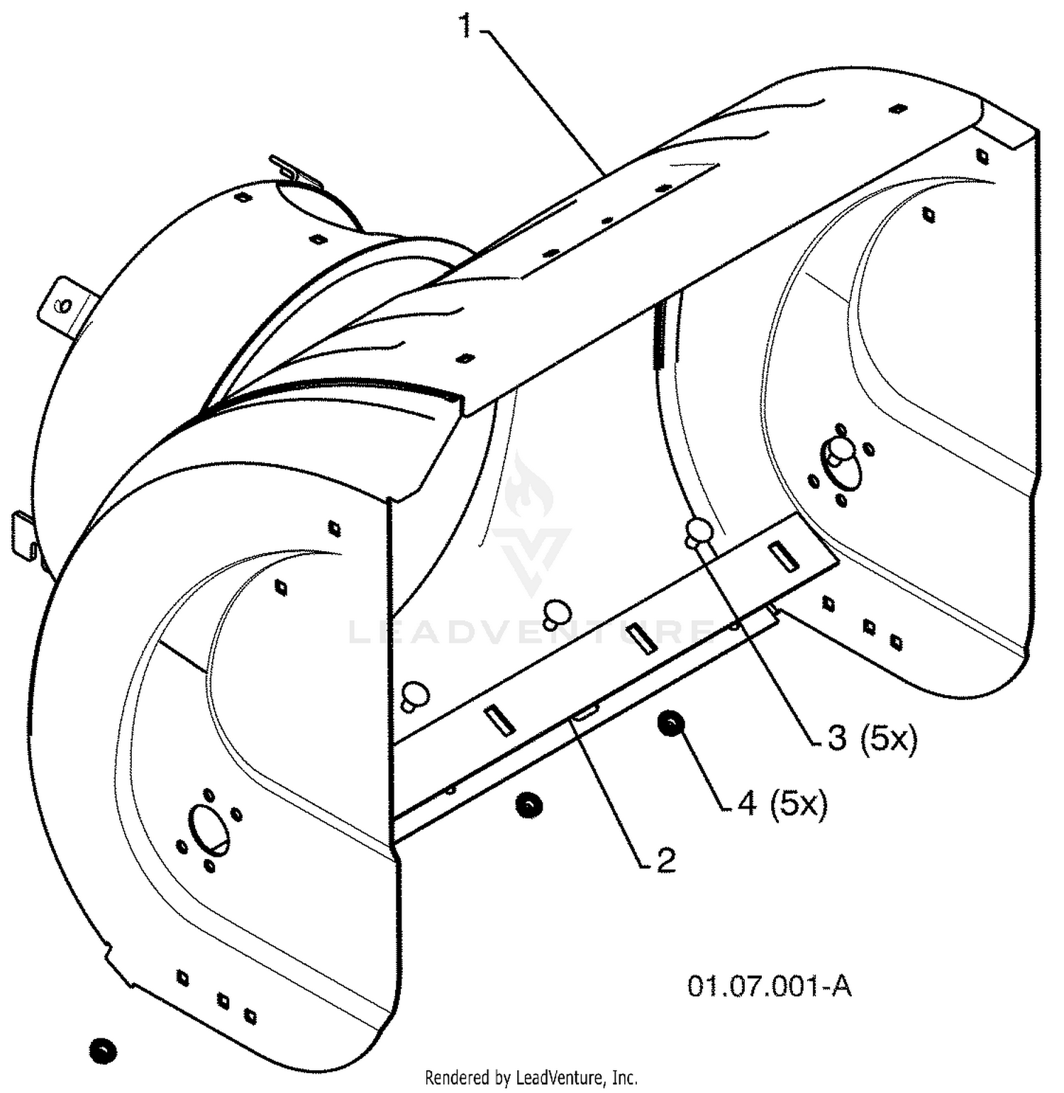 Auger Housing / Impeller Assembly-B