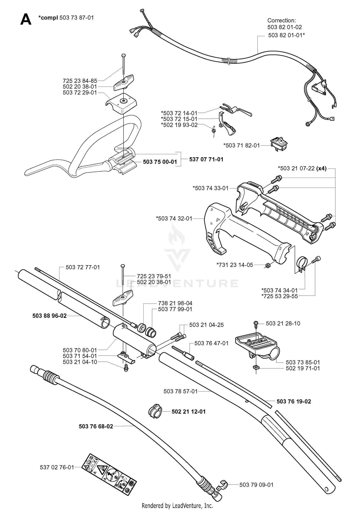 SHAFT & HANDLE
