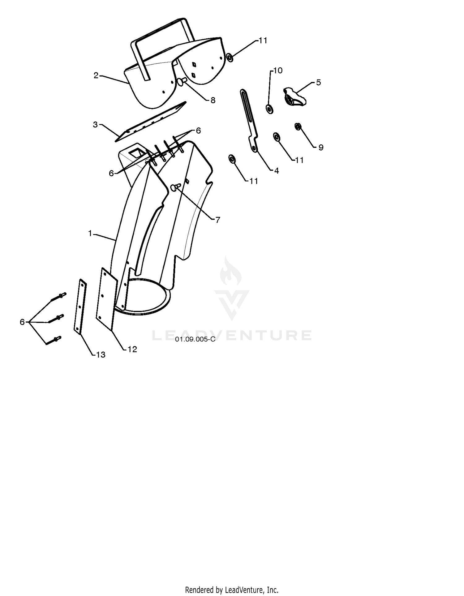 CONTROL PANEL & DISCHARGE CHUTE