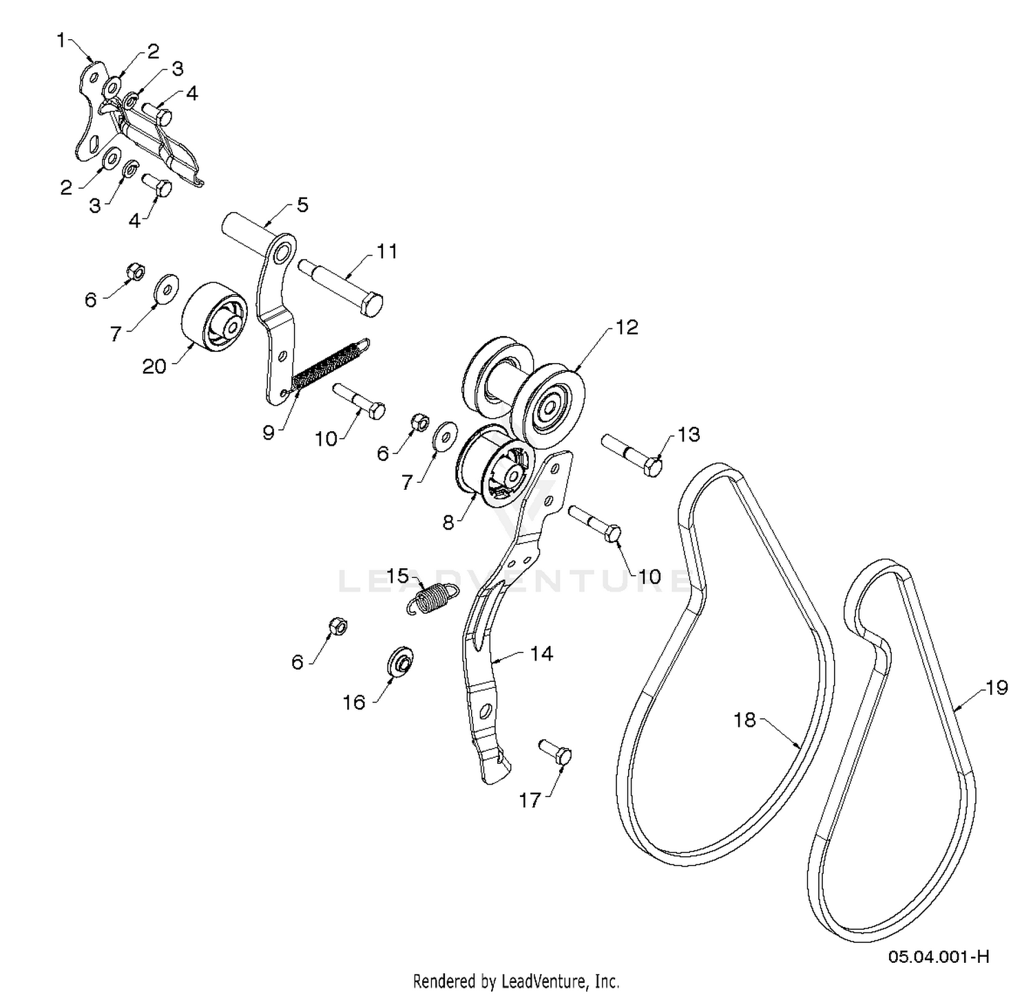 "CHASSIS, ENGINE & PULLEYS" 3