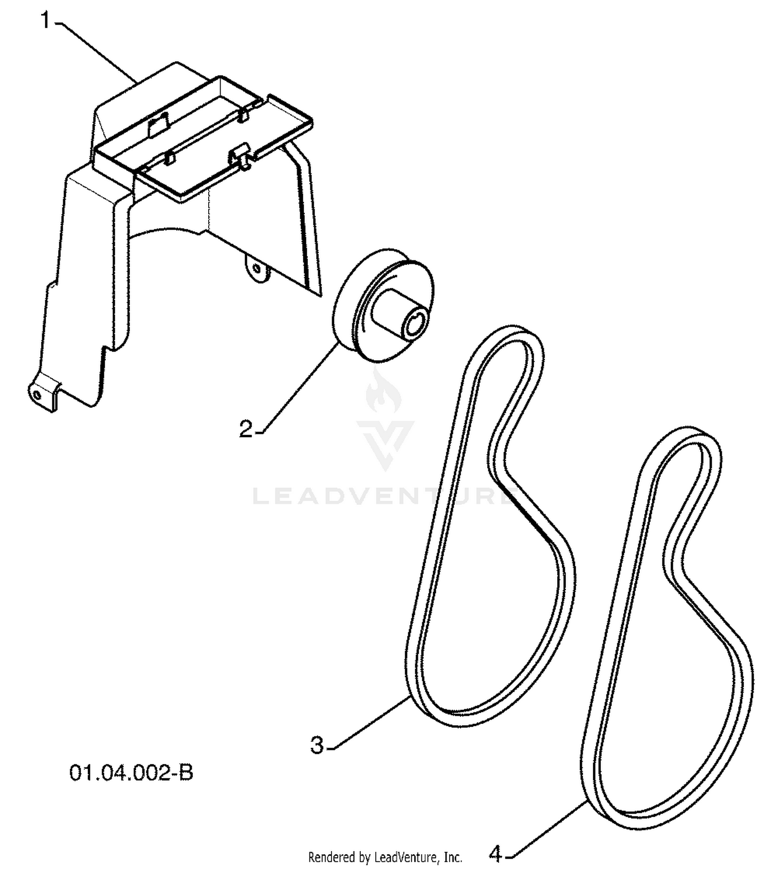 Chassis / Engine / Pulleys - A