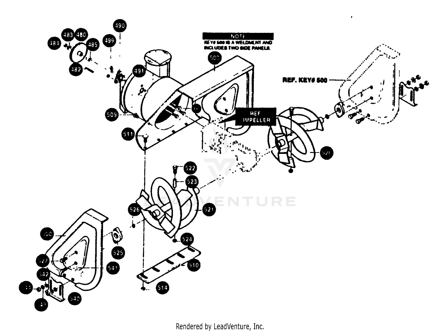 Auger Housing Assembly