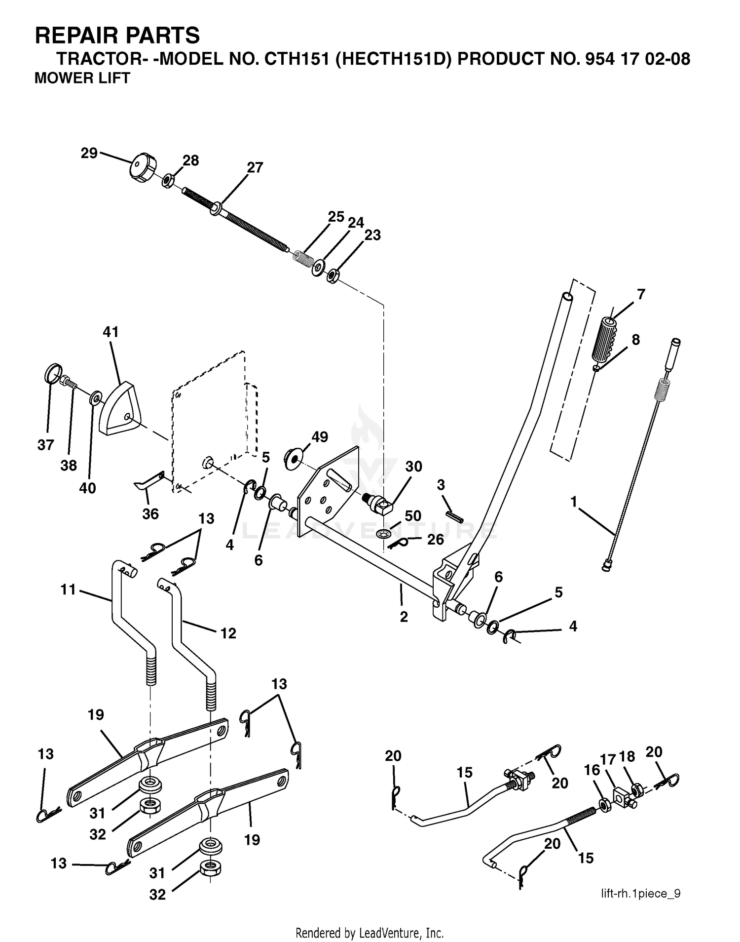 MOWER LIFT / DECK LIFT
